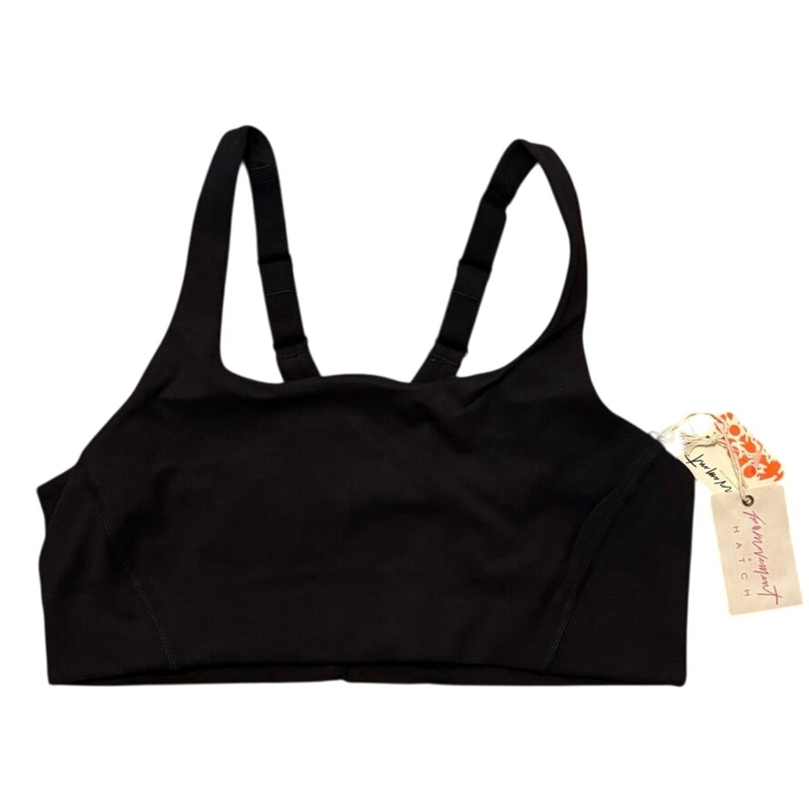 Free People NWT Free People x Hatch Square Neck Maternity Bra Black M Size ONE SIZE - 3 Thumbnail