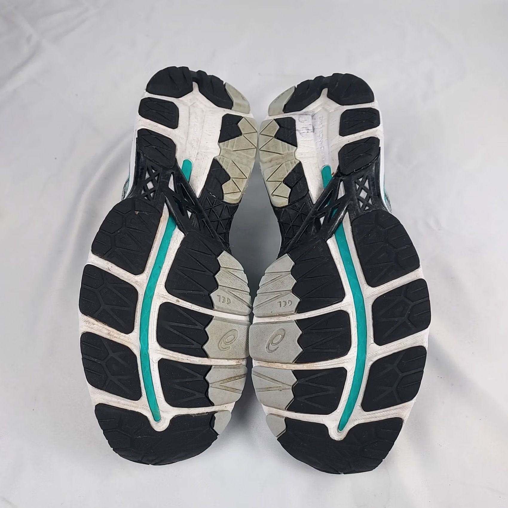 Asics ASICS GEL-Kayano 25 Womens 7.5 Gray Black Teal Stability Sneakers, Nike? Size US 8 / IT 38 - 7 Thumbnail