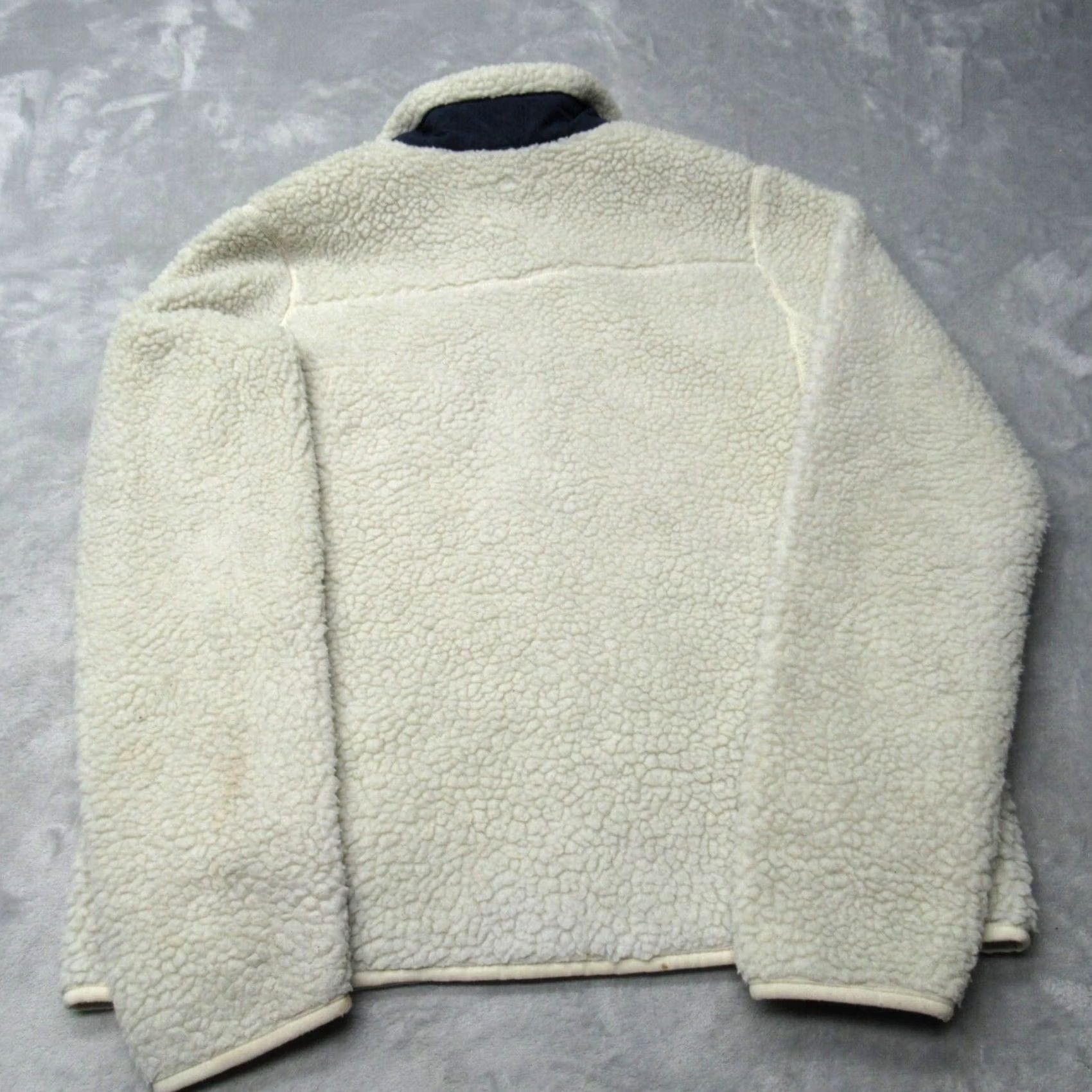 Burton Burton Jacket Womens Small Cream Bombay Deep Pile Sherpa Fleece Full Zip Size S / US 4 / IT 40 - 2 Thumbnail