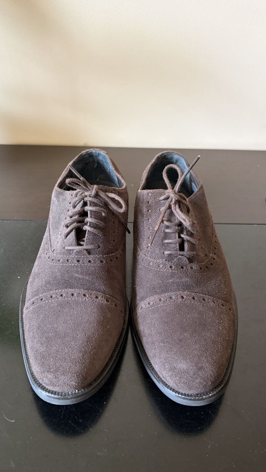 Cole Haan Cole Haan Nike Air Cap-Toe Oxford Shoes – Brown/ Size 8 Size US 8 / EU 41 - 5 Thumbnail
