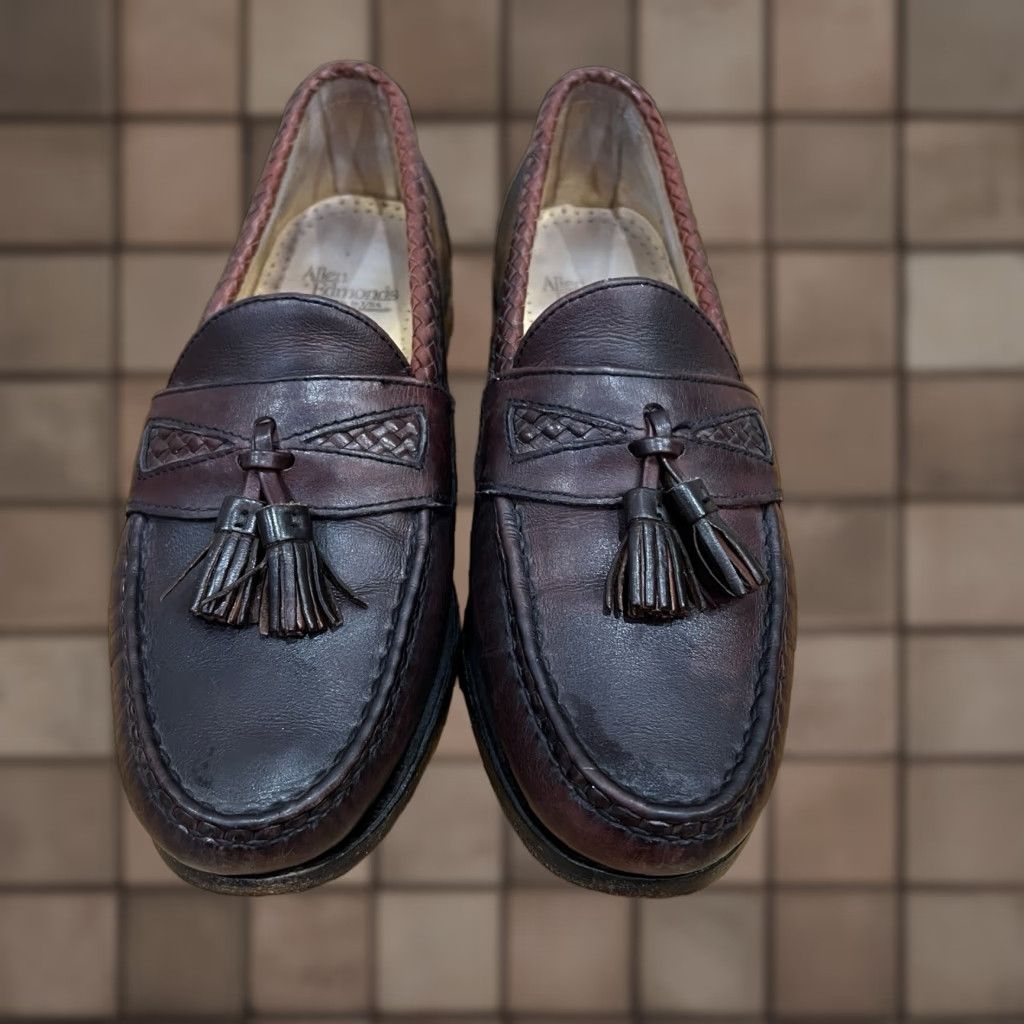 Allen Edmonds Allen Edmonds MAXFIELD Men's Leather Tassel Loafers Size 8D Dark Brown Shoes Size US 8 / EU 41 - 1 Thumbnail