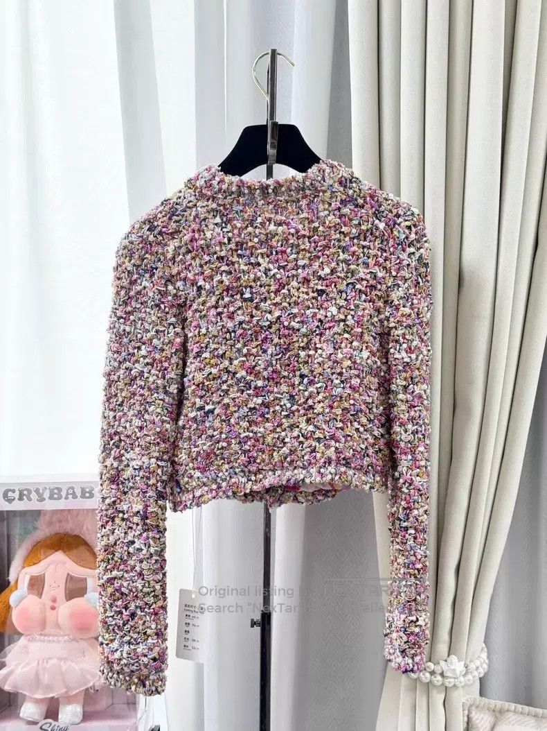 Chanel Chanel Heavy industry pearl beaded braided long-sleeved sh Size XS / US 0-2 / IT 36-38 - 3 Thumbnail