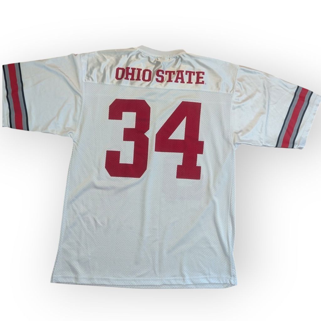 Nike Ohio State Buckeyes Jersey #34 XXL white tOSU Size US XXL / EU 58 / 5 - 2 Thumbnail