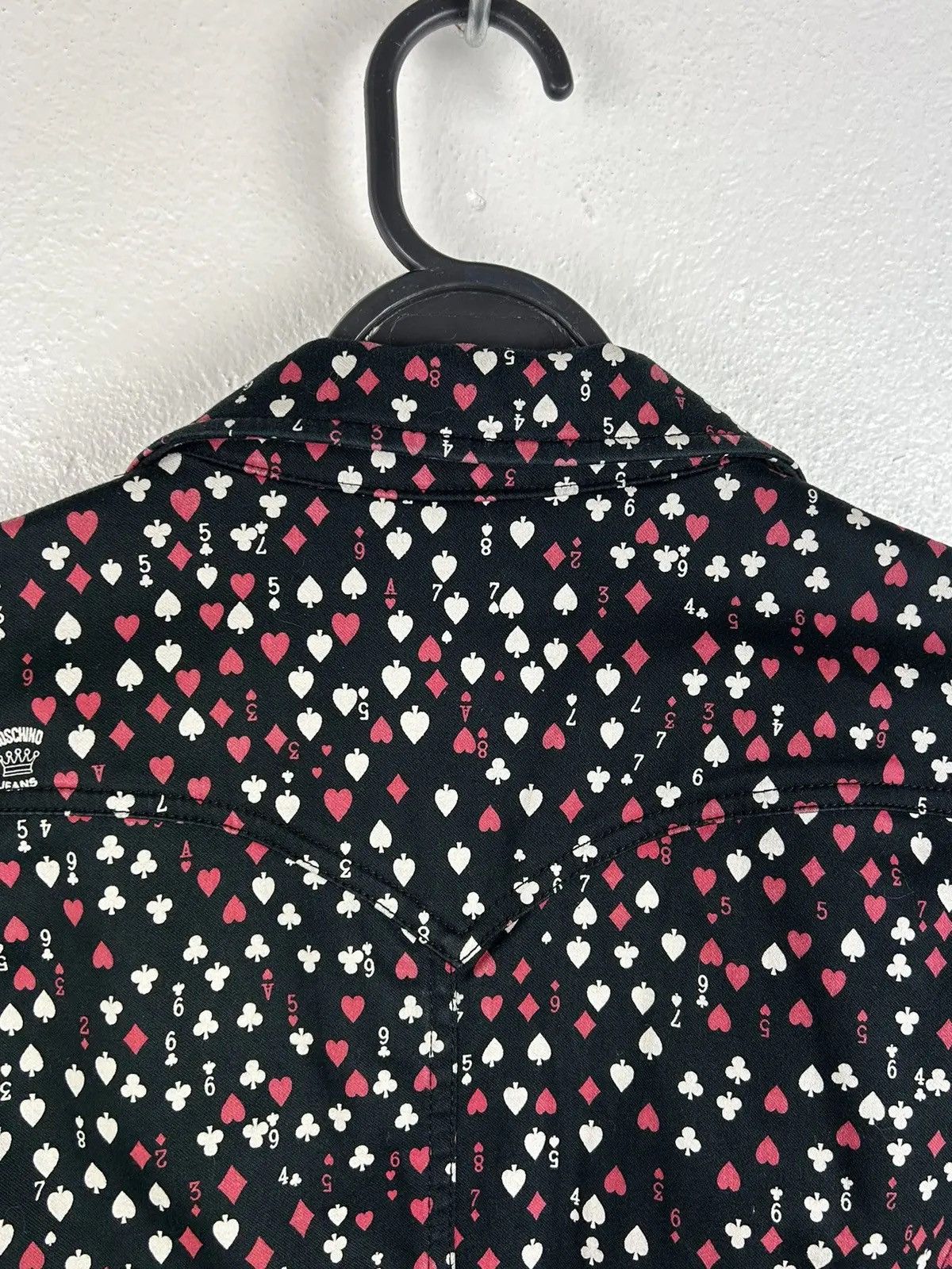 Love Moschino Vintage Moschino Jeans Poker Playing Cards AOP Blazer Size M / US 6-8 / IT 42-44 - 8 Thumbnail