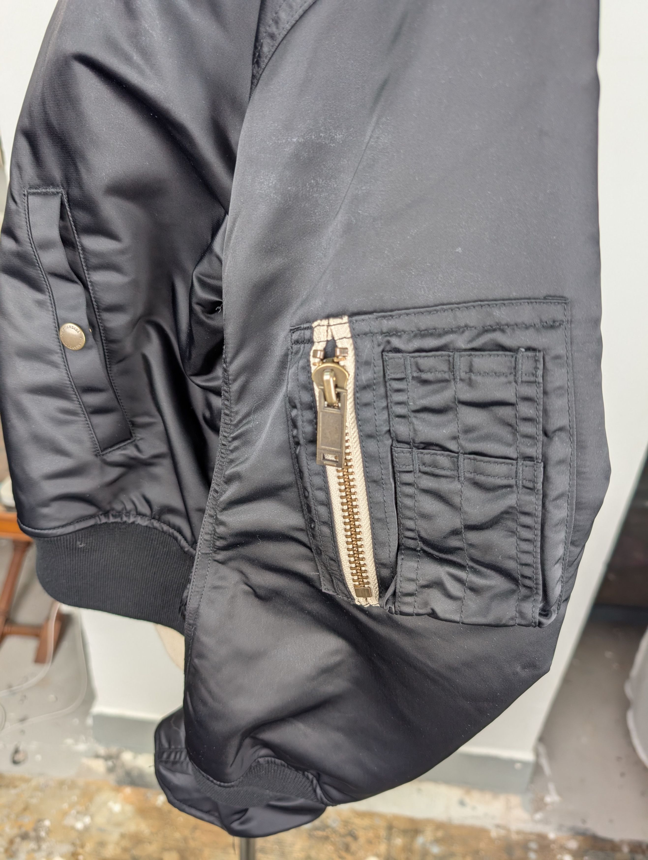 Christian Dada Christian Dada Deconstructed MA-1 Bomber Jacket Size XS / US 0-2 / IT 36-38 - 7 Thumbnail