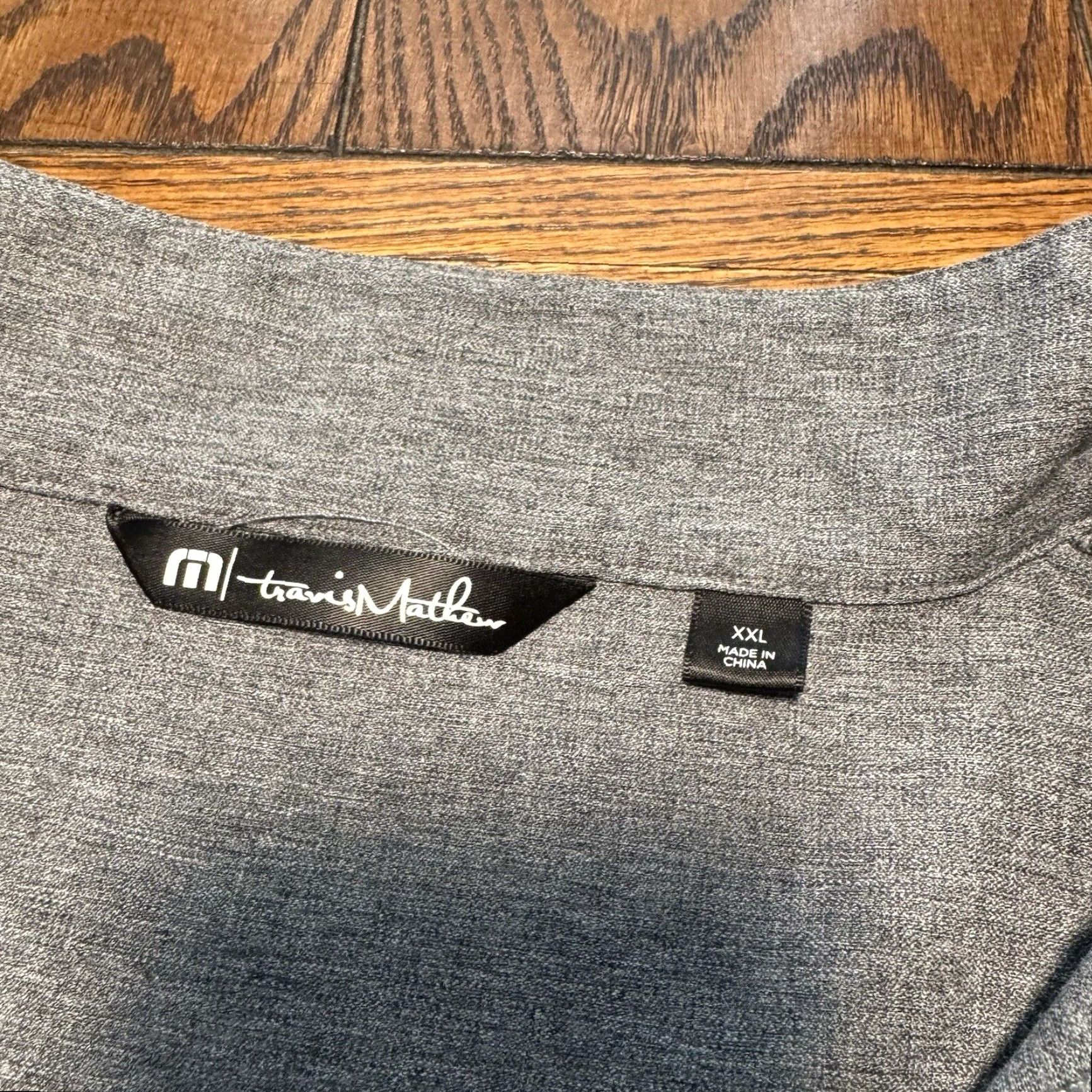TravisMathew Travis Mathew Sweatshirt Mens XXL Black 1/4 Zip Performance Golf Logo Stretch Shirt Long Sleeve Casual Pullover Men Mens Size US XXL / EU 58 / 5 - 4 Thumbnail