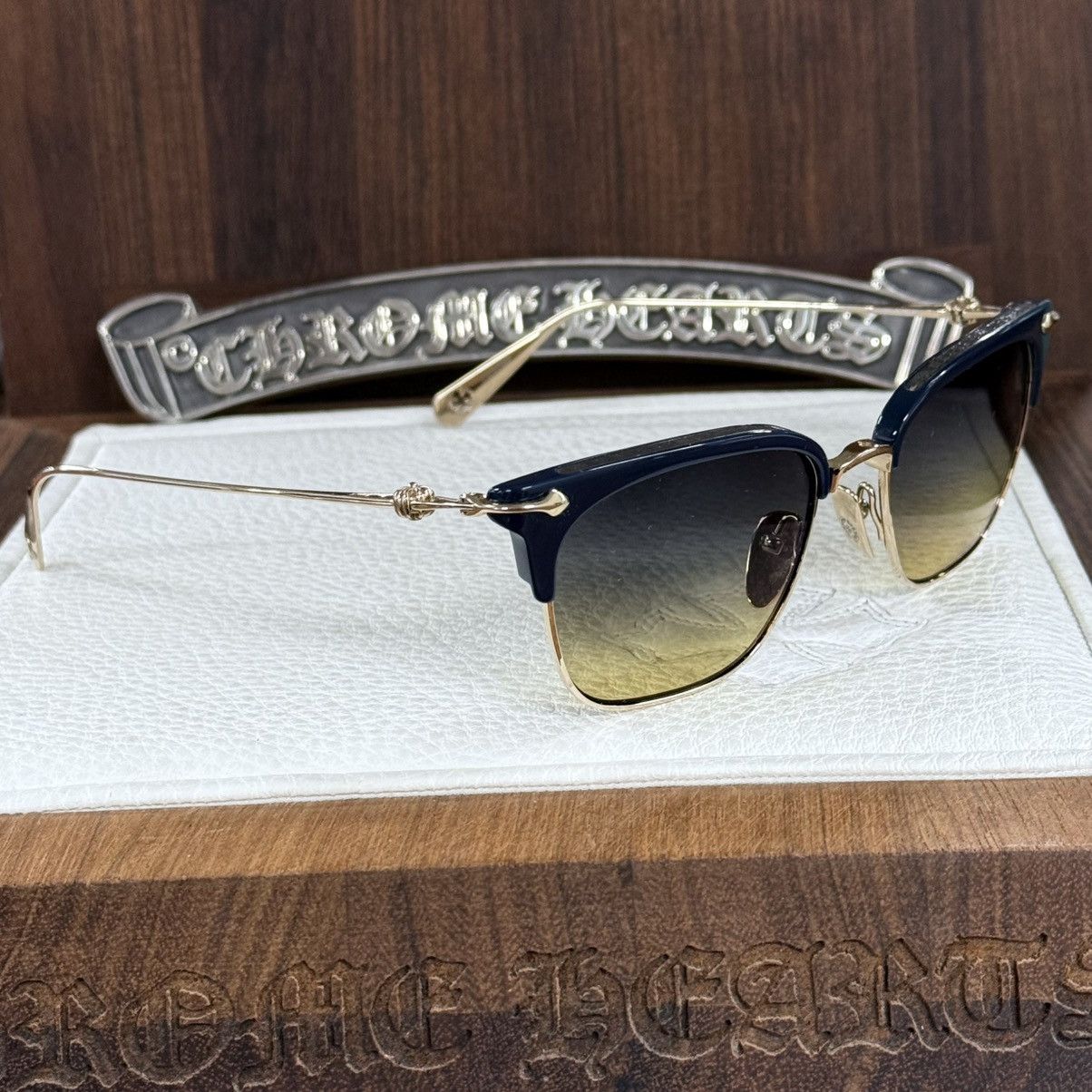 Chrome Hearts Chrome Hearts SLUNTRADICTION 1/1 Sunglasses Size ONE SIZE - 4 Thumbnail