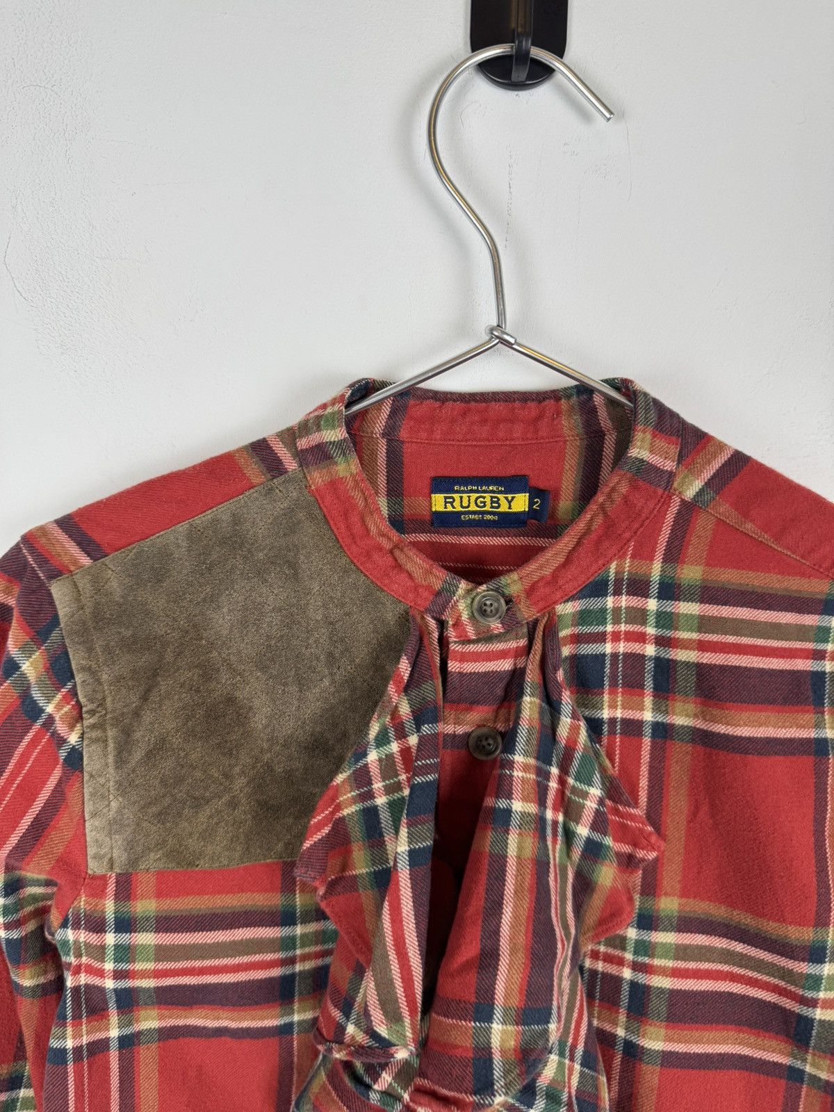 Polo Ralph Lauren Woman’s Ralph Lauren Rugby Pastel Plaid Long Sleeve Shirt Size XS / US 0-2 / IT 36-38 - 3 Thumbnail