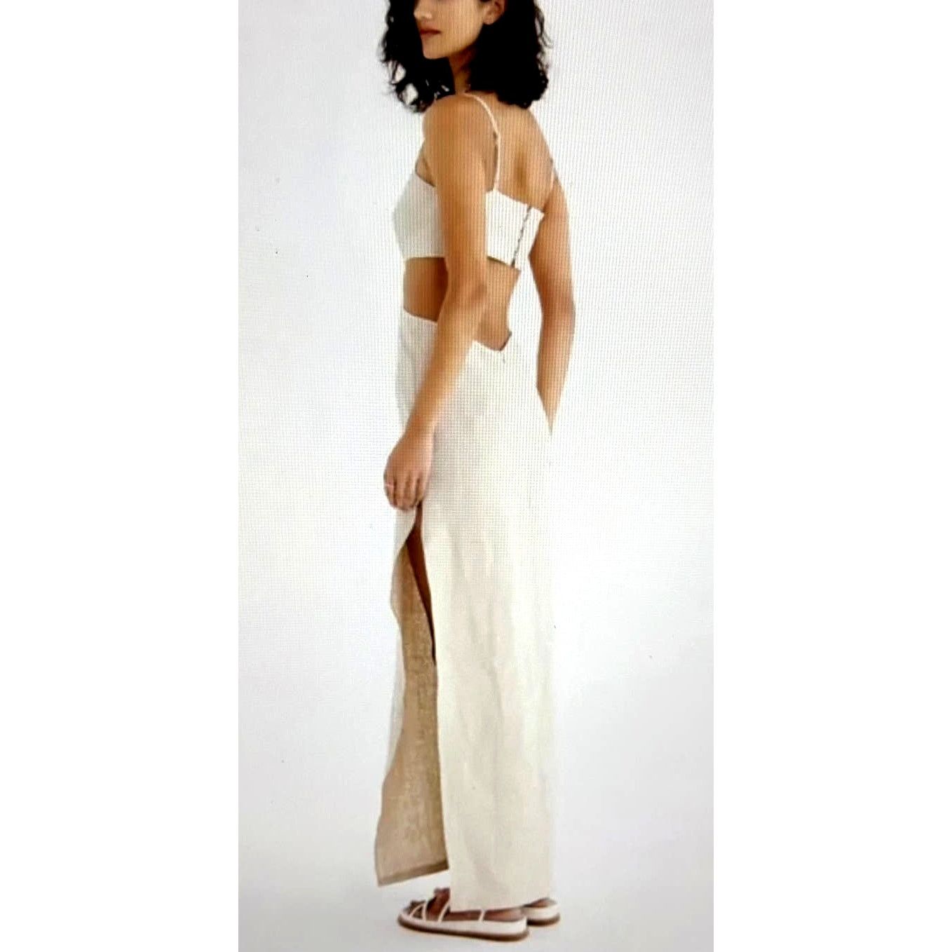Other Rumer Avalon Ring Maxi Dress - White - size L Size L / US 10 / IT 46 - 5 Thumbnail