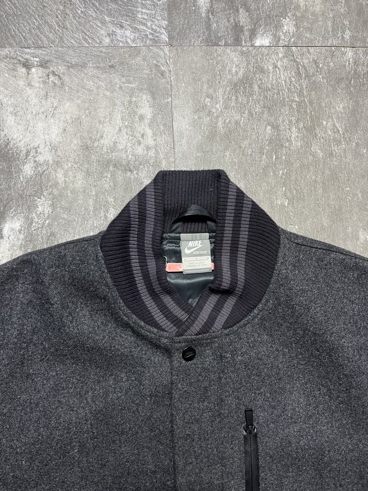 Nike Nike Vintage Wool Varsity Bomber Jacket Size US M / EU 48-50 / 2 - 5 Thumbnail