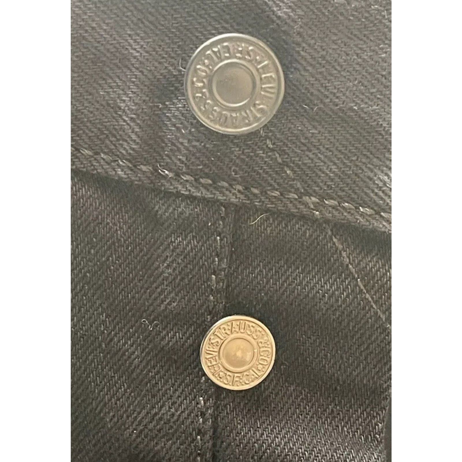 Levi's 2012 New Men's 44x32 Levi's 501 Button Fly Black Jeans Read Size US 44 / EU 60 - 8 Thumbnail
