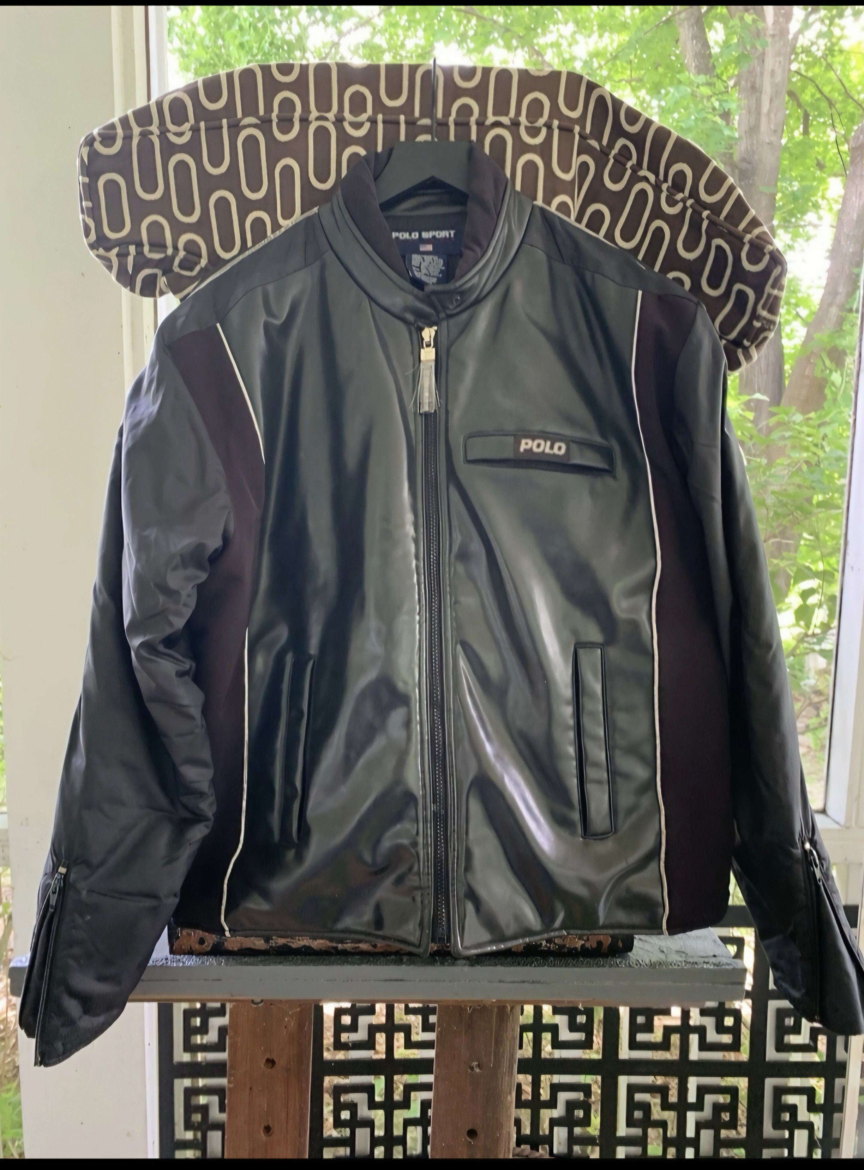 Polo Ralph Lauren Rare Vintage Polo Sport motorcycle jacket ralph lauren Size US XL / EU 56 / 4 - 1 Thumbnail