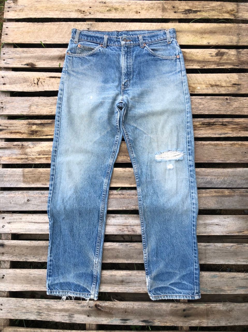Levi's × Vintage Vintage Levi's Orange Tab Denim Jeans Distressed Size US 32 / EU 48 - 1 Thumbnail