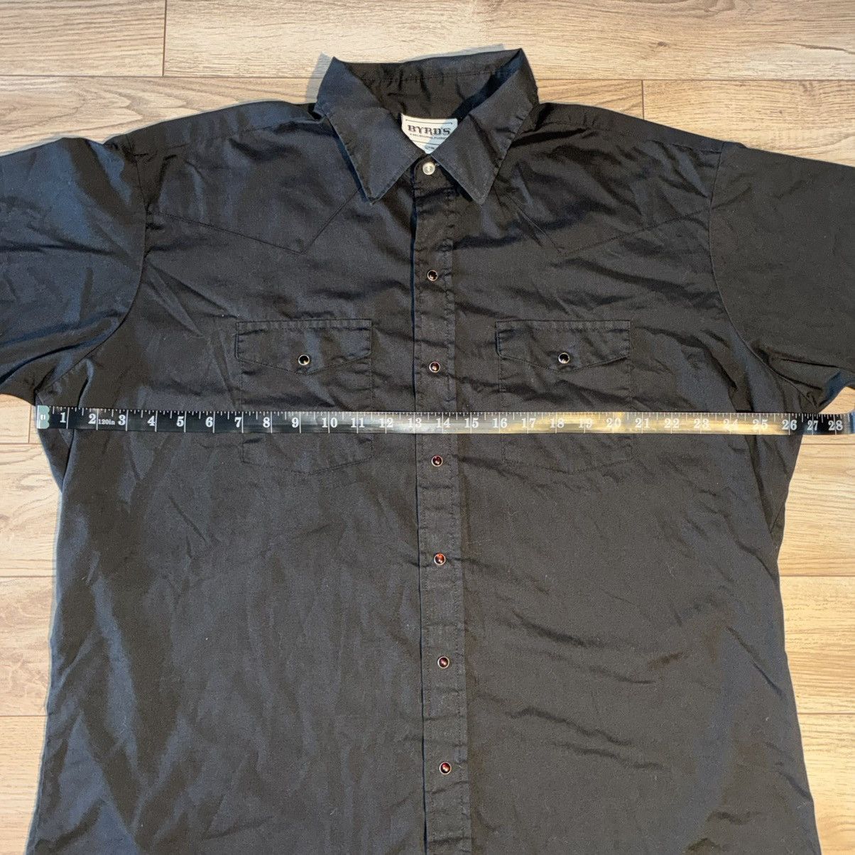 Other black short sleeve pearl snap button up shirt Size US XXL / EU 58 / 5 - 5 Thumbnail