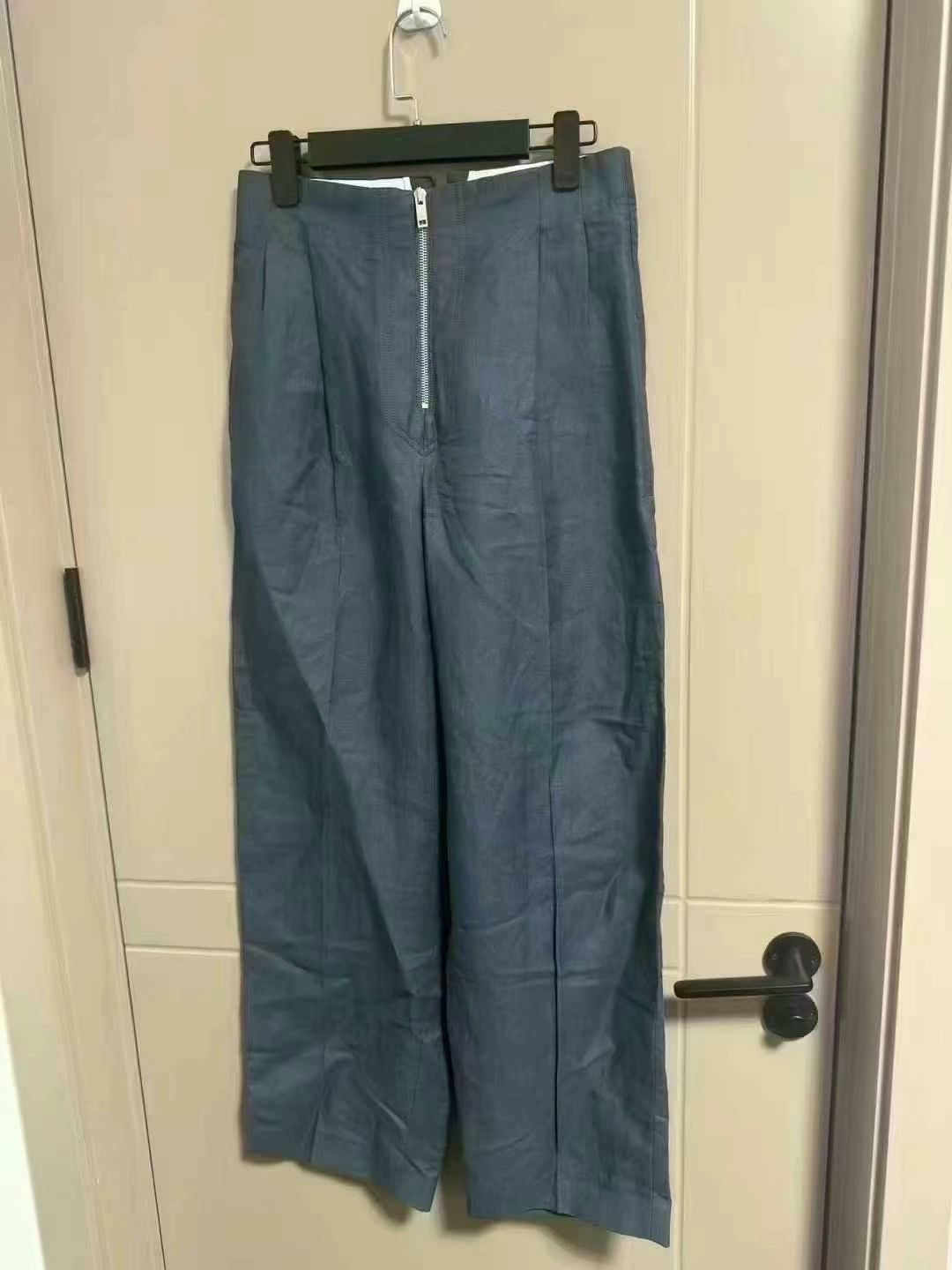 Celine celine wool wide-leg pants size 36 Size 36" / US 14 / IT 50 - 1 Thumbnail