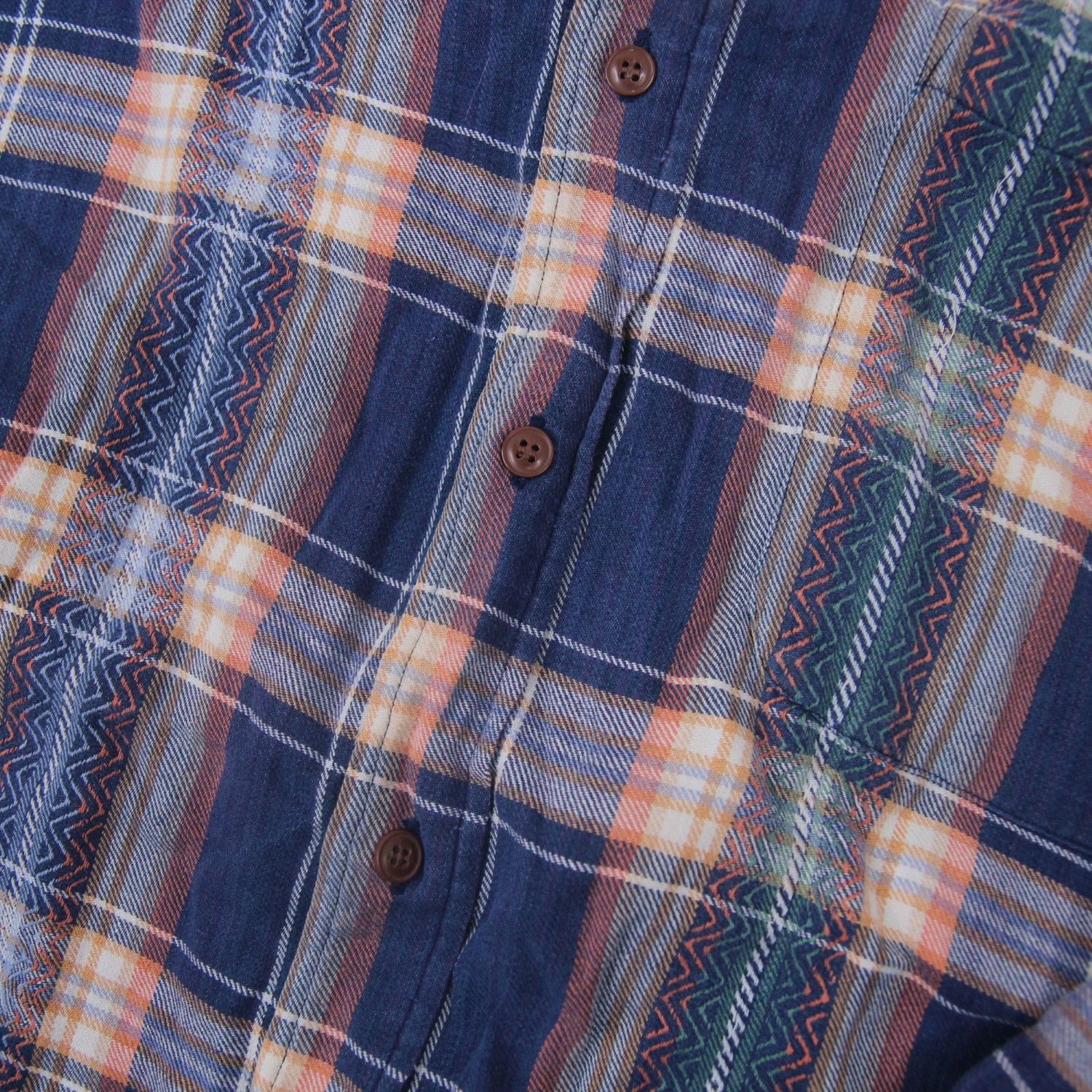Ralph Lauren × Vintage Vintage Chaps Ralph Lauren Unique Design Button Down Shirt Size US L / EU 52-54 / 3 - 7 Thumbnail