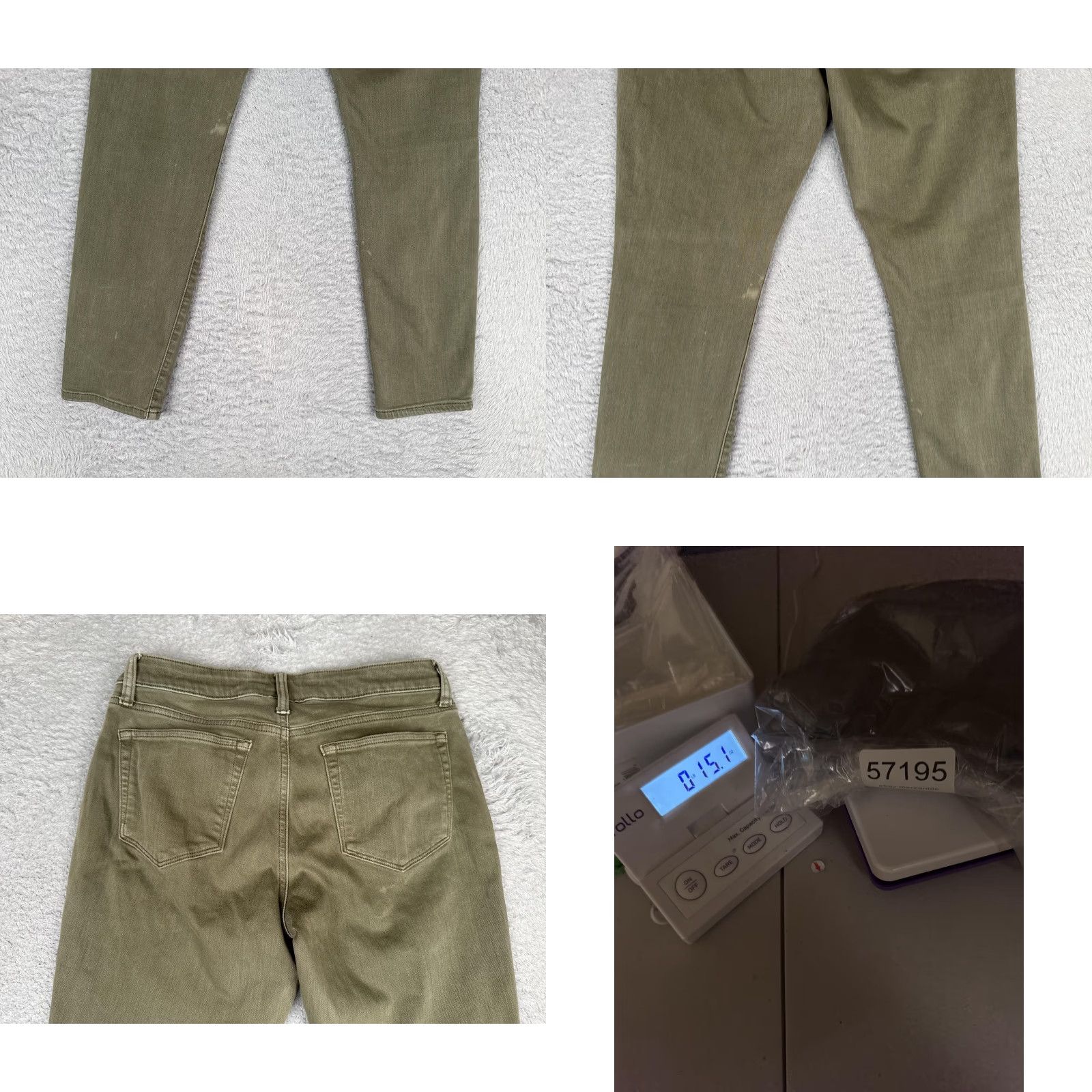 Lucky Brand Lucky Brand Lolita Skinny Jeans Womens 4 Green Med Wash Mid Rise Stretch 27x26 Size 27" / US 4 / IT 40 - 10 Thumbnail