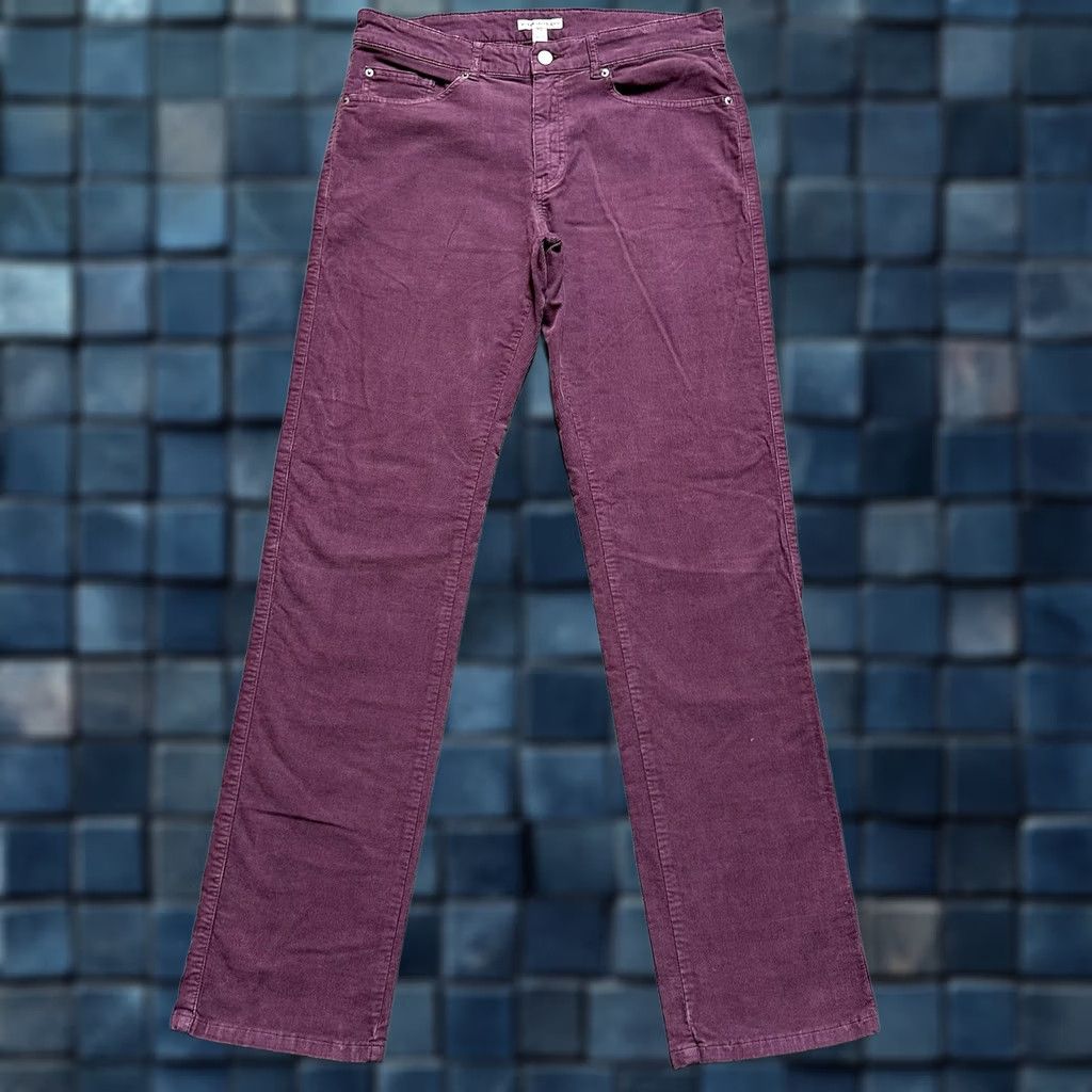 Peter Millar Peter Millar Pants Mens 32 Burgundy Red Corduroy 5-Pocket Straight Leg Casual Chino Cotton Draper Mens Size US 32 / EU 48 - 1 Thumbnail