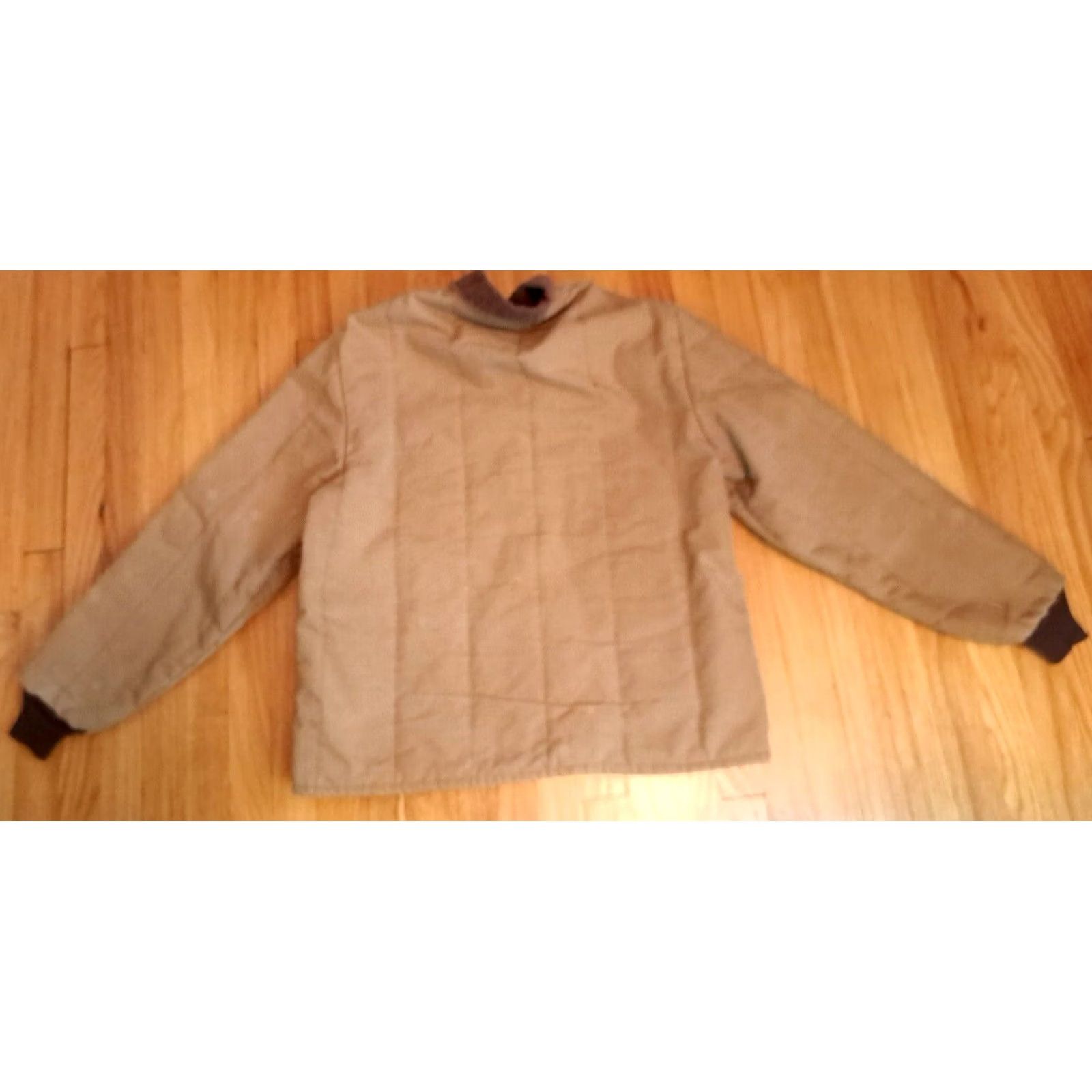 Vintage Vintage Canvas Field Jacket Corduroy Collar Full Zip XL Highland Mills USA - Solid Brown Size US XL / EU 56 / 4 - 6 Thumbnail