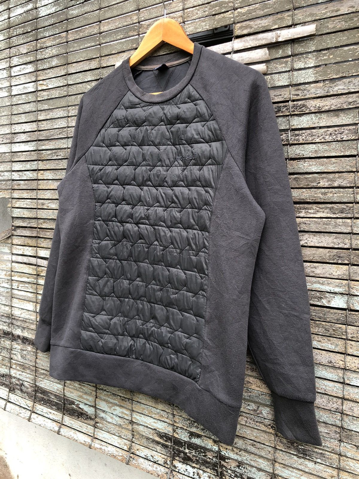 Montbell Vintage 90s Montbell Quilted Crewneck Sweatshirts Size US L / EU 52-54 / 3 - 3 Thumbnail