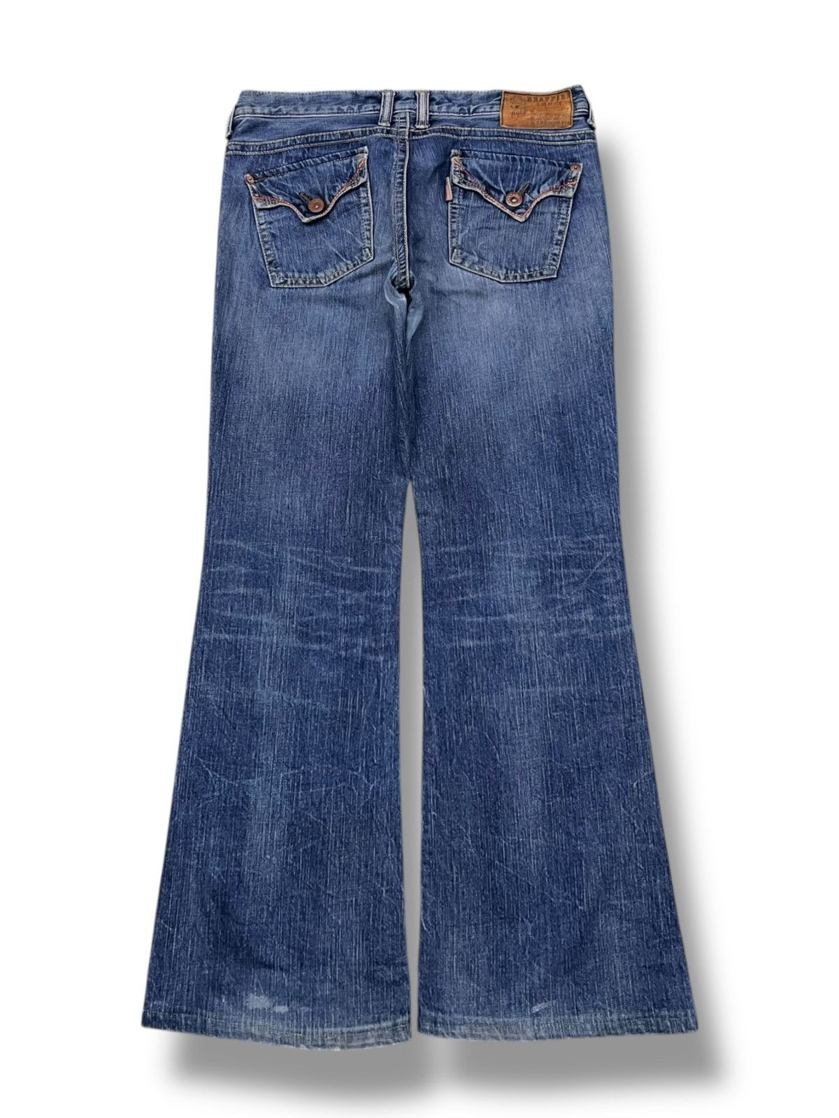 Japanese Brand Bootcut Lady Vintage Brapper’s The Honey Bee Japan Size 33" - 3 Thumbnail