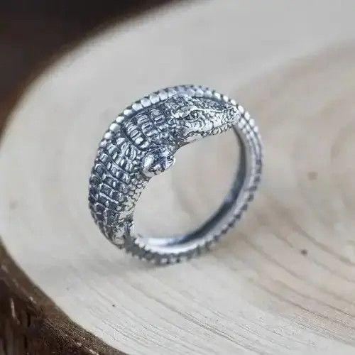 Ring Of Fire Silver Ring Adjustable size Size ONE SIZE - 1 Thumbnail