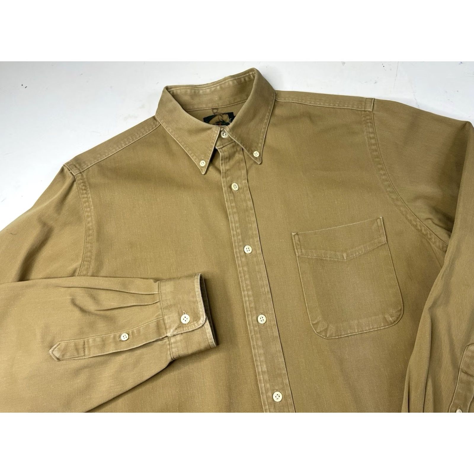 J.Crew VINTAGE J.CREW Oarsman Shirt Mens M Long Sleeve Twill Button Up USA Size US M / EU 48-50 / 2 - 2 Thumbnail