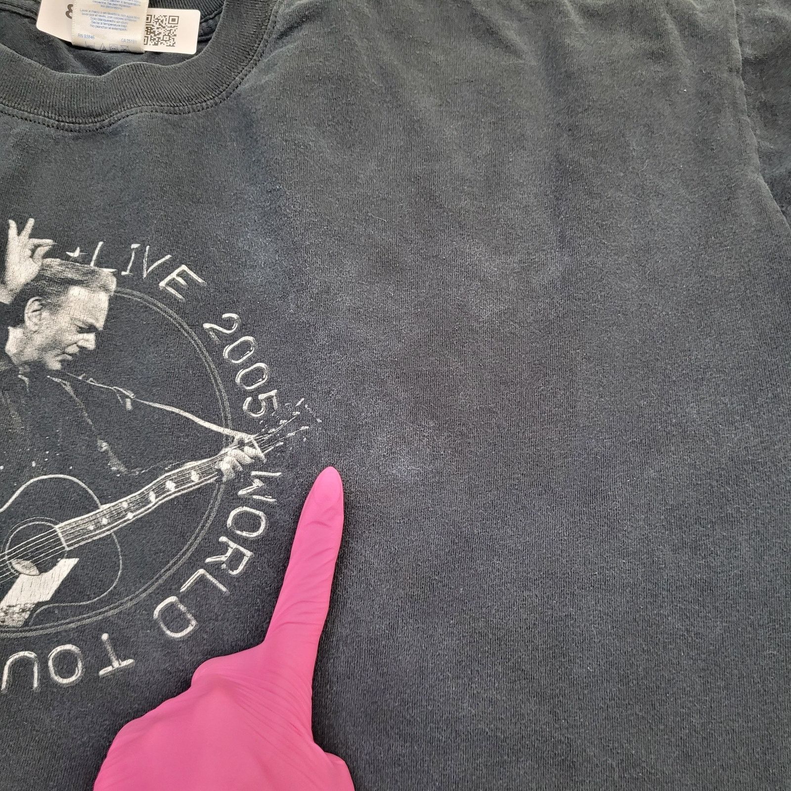 Gildan Vintage Neil-Diamond Shirt 2XL 26x27 World Tour 2005 Y2K Size US XXL / EU 58 / 5 - 2 Thumbnail