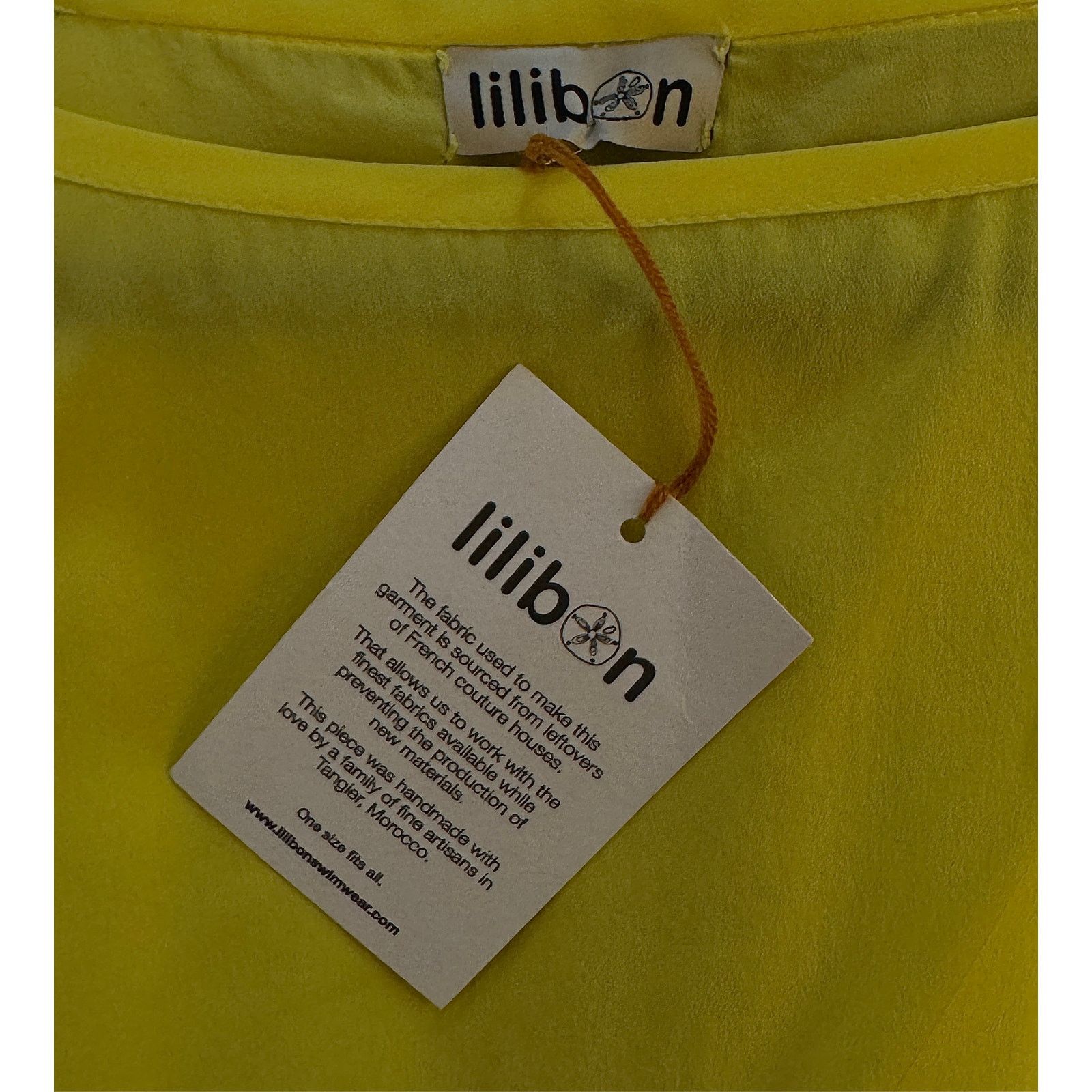 Other Atelier Lilibon NWT Silk Dress in Yellow Size ONE SIZE - 3 Thumbnail