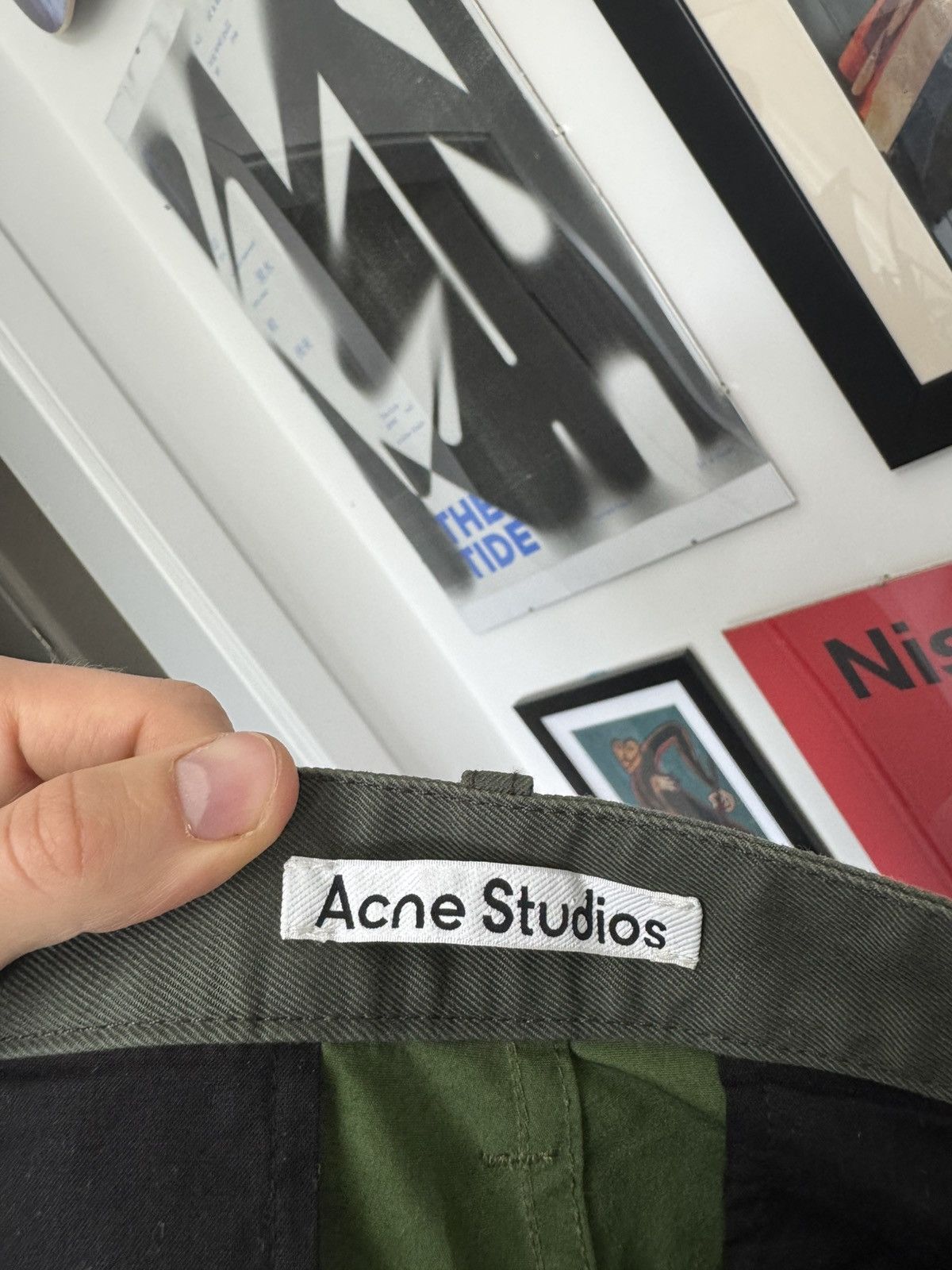 Acne Studios Acne Studios Cargo Trouser Pants Olive Green Multipocket Size US 30 / EU 46 - 5 Thumbnail