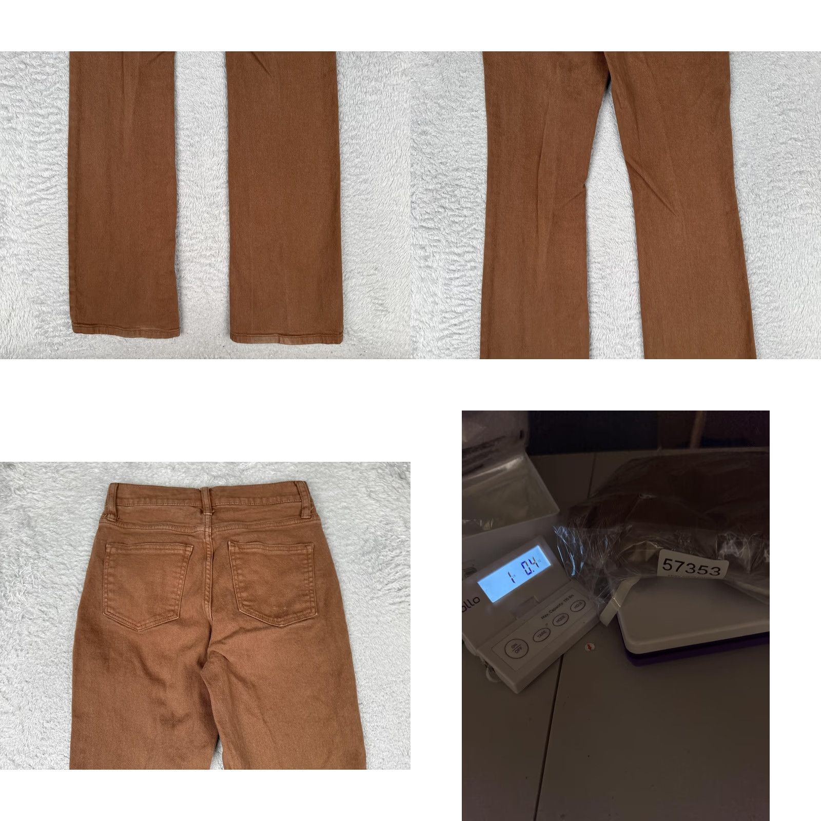 Fashion Nova FASHION NOVA Jeans Bootcut Womens 3/26 26 Brown Mid Rise Stretch Denim 5-Pocket Rise Mid/Bootcut 30.5 In Inseam Size 26" / US 2 / IT 38 - 10 Thumbnail