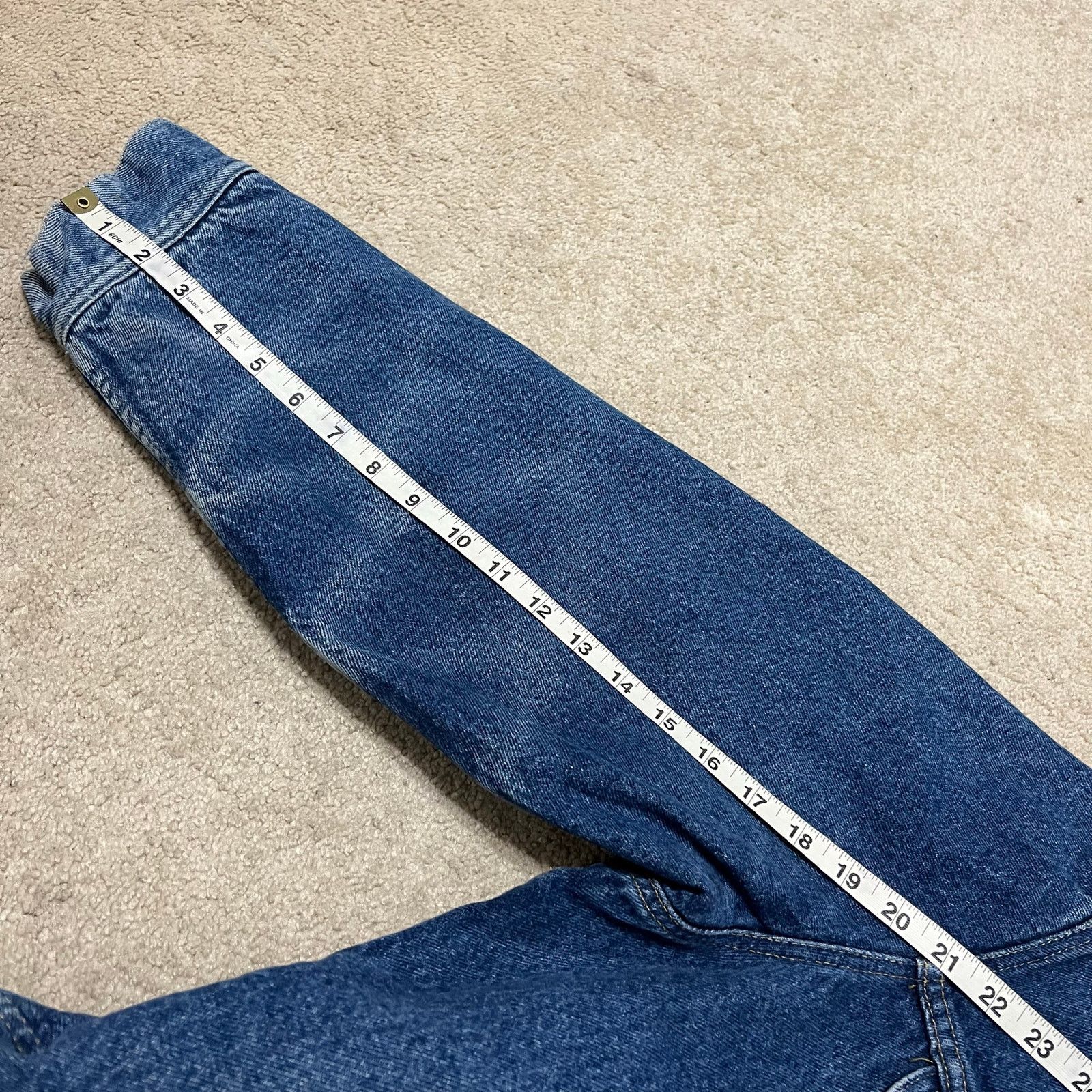 Lee Vintage 1989 Lee Blanket Lined Denim Jacket Corduroy Collar Size US L / EU 52-54 / 3 - 10 Thumbnail