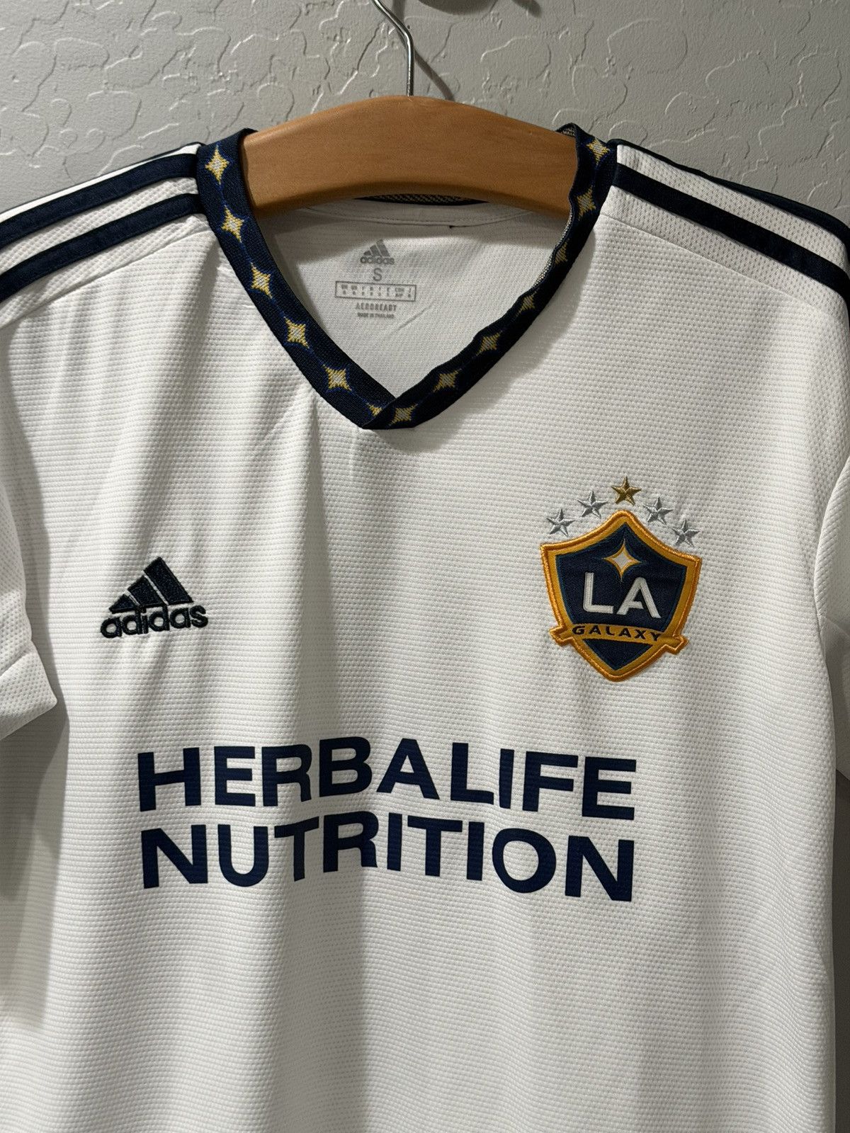 Adidas Adidas AeroReady LA Galaxy Solo Un LA Soccer Jersey Small Size US S / EU 44-46 / 1 - 2 Thumbnail