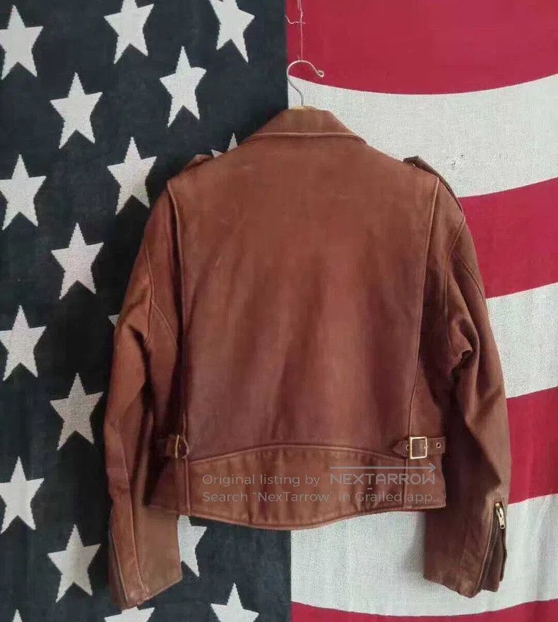 Schott Schott NYC first year leather coat Size US L / EU 52-54 / 3 - 2 Thumbnail