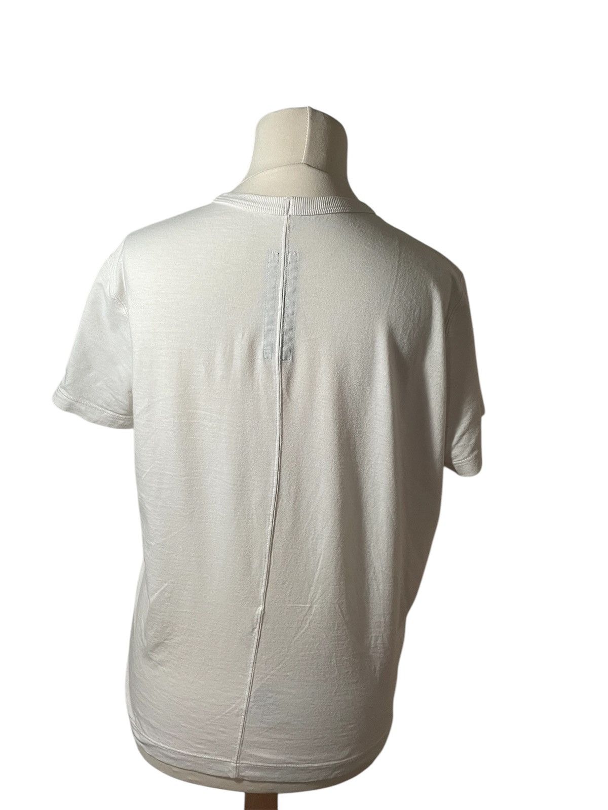 Rick Owens Rick Owens SS18 Dirt mainline white t-shirt Size US S / EU 44-46 / 1 - 3 Thumbnail