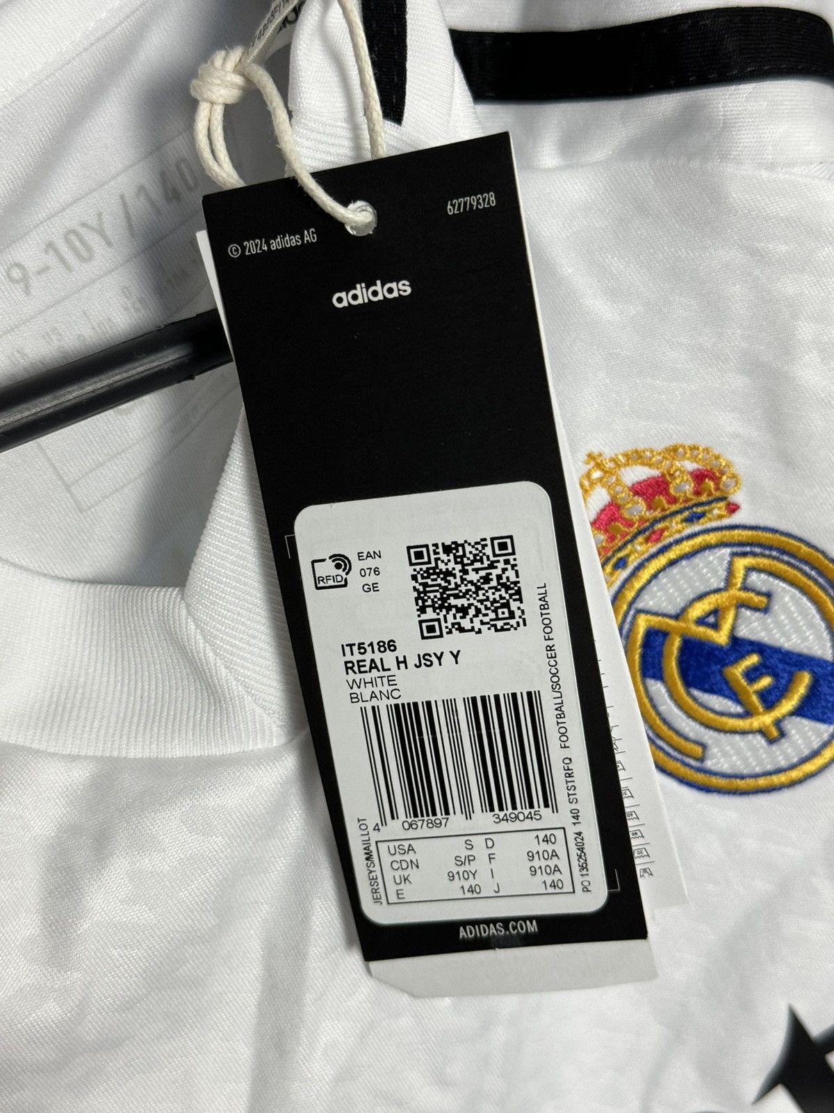Adidas KIDS New Real Madrid 24/25 Home Mbappe Football Jersey Size US XS / EU 42 / 0 - 10 Thumbnail