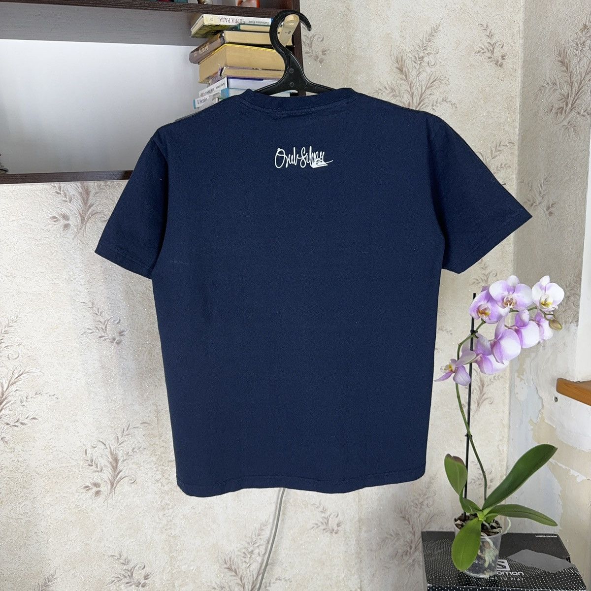 Quiksilver × Vintage Vintage Quiksilver T shirt Surfing Blue Centre Logo L Size US M / EU 48-50 / 2 - 2 Thumbnail