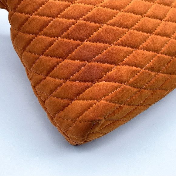 Bally Vintage Bally Orange Quilted Hobo Shoulder Bag Size ONE SIZE - 6 Thumbnail