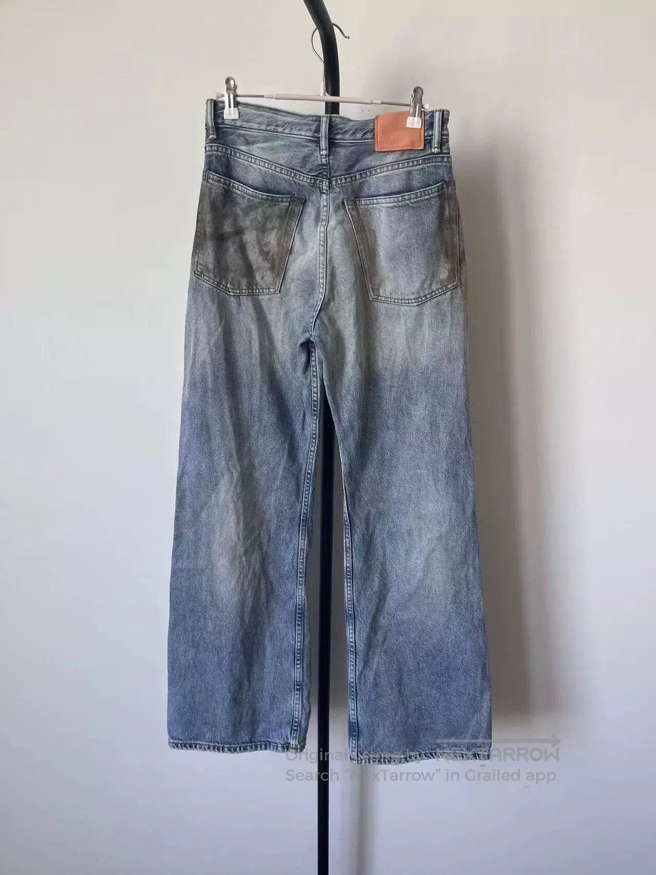 Acne Studios Acne Studios Distressed Loose Straight Leg Jeans. Size US 26 / EU 42 - 2 Thumbnail