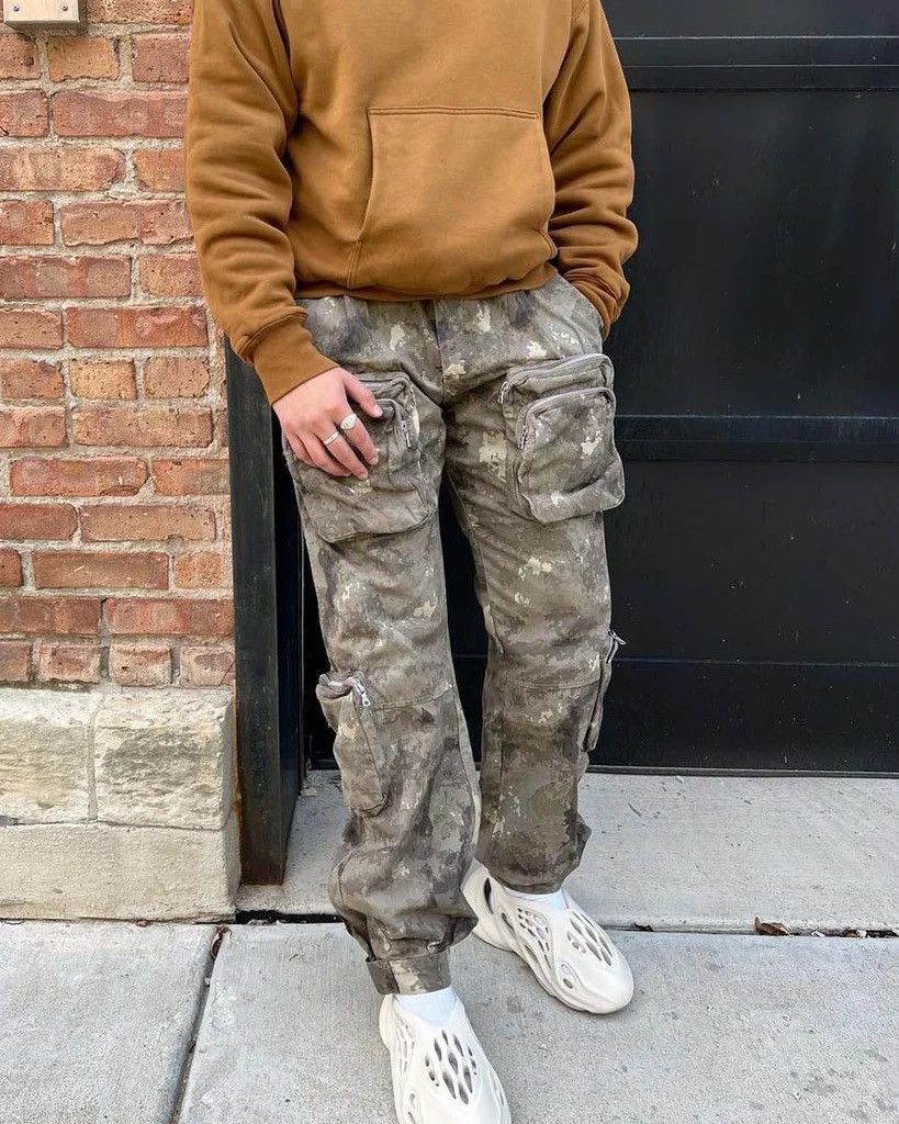 MNML Mnml Zipper Cargo Multipocket Pants Camo Size US 28 / EU 44 - 9 Thumbnail