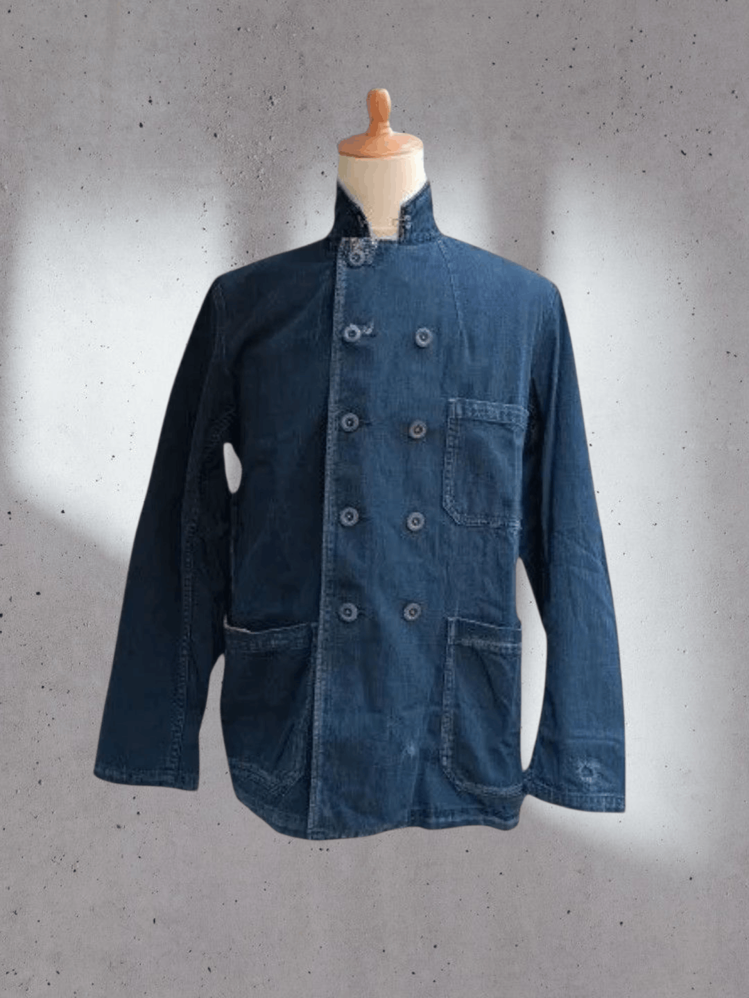 45rpm 45rpm Indigo Distressed Work Jacket Size US L / EU 52-54 / 3 - 1 Thumbnail