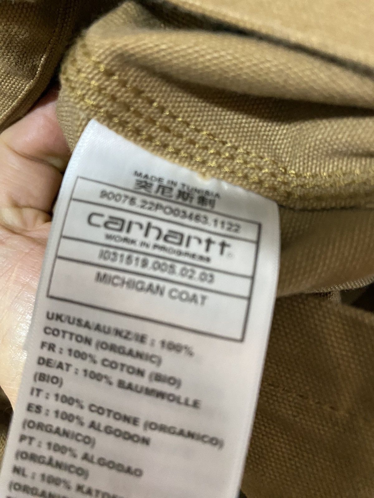 Carhartt Wip Michigan Coat Carhartt Wip x Headquarters XL brown jacket Size US XL / EU 56 / 4 - 10 Thumbnail