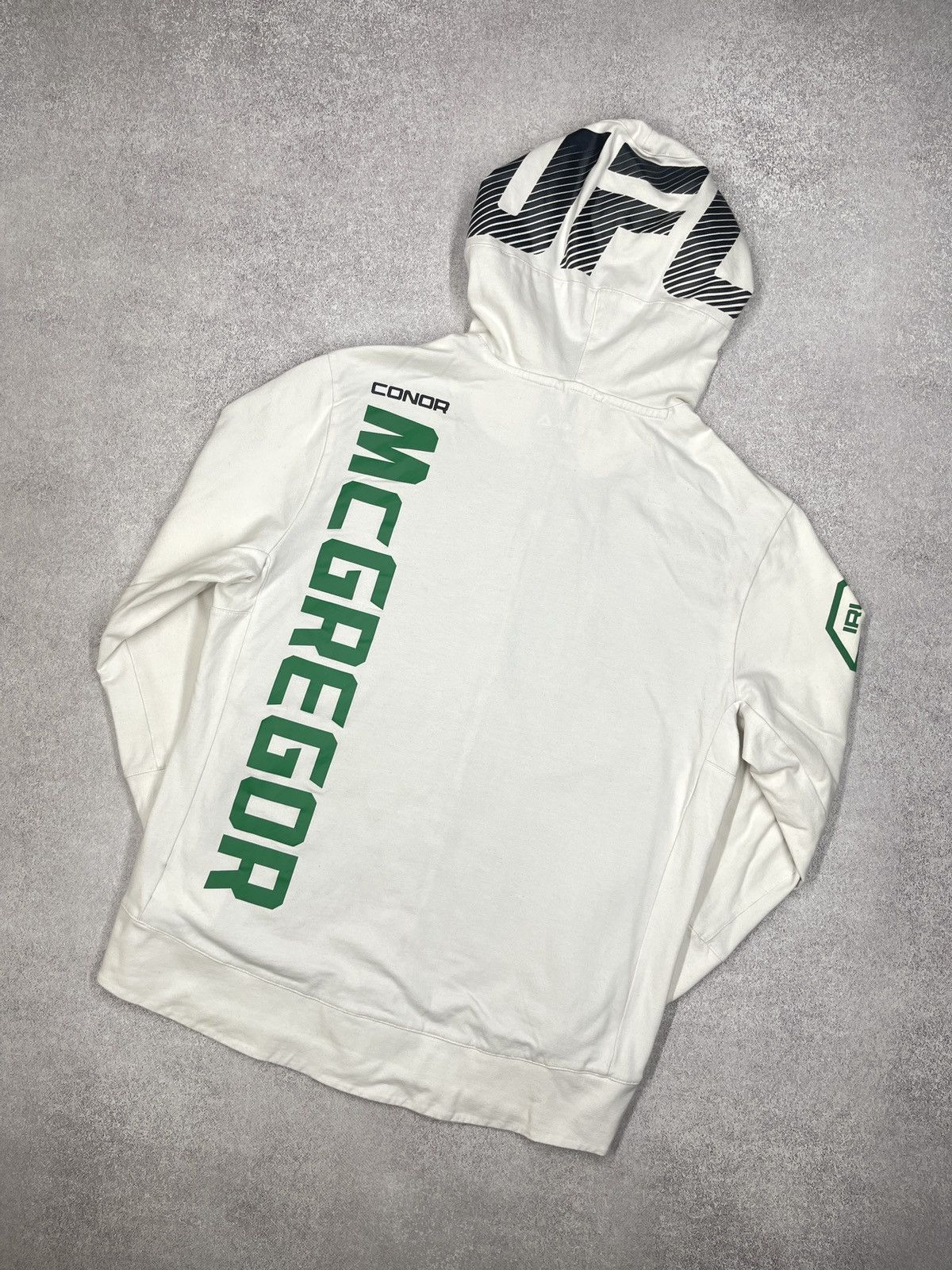 Reebok Mens Reebok UFC Conor McGregor Zip Hoodie Size M Size US M / EU 48-50 / 2 - 1 Thumbnail