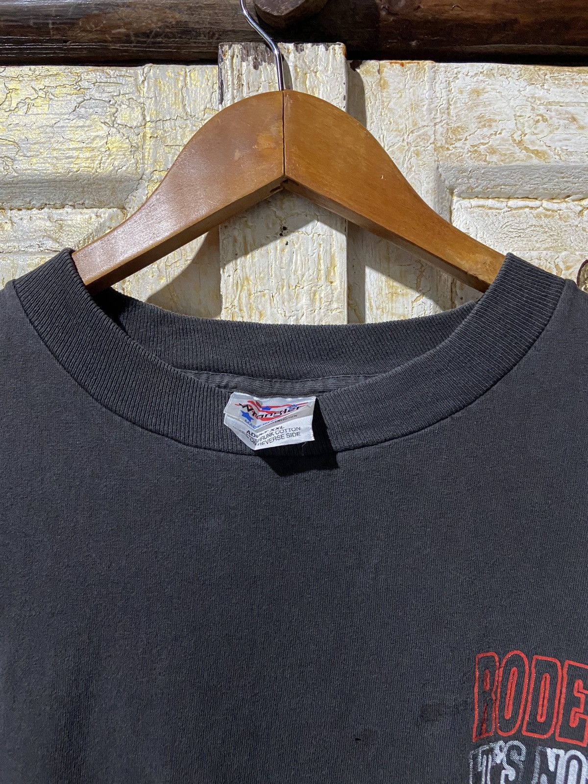 Vintage × Wrangler Vintage Wrangler rodeo it’s not just a sport fade T-Shirt xl Size US XL / EU 56 / 4 - 4 Thumbnail