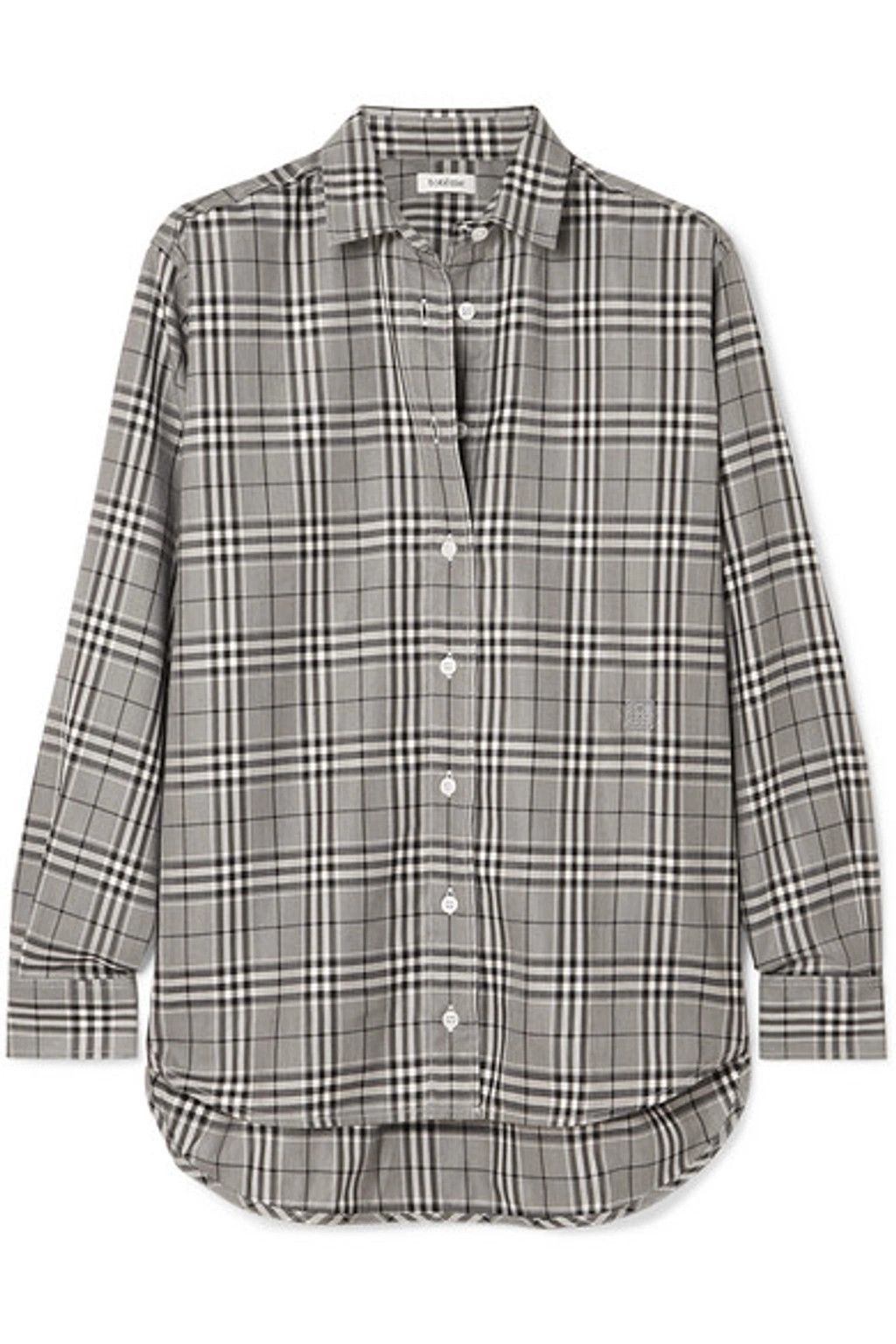 Toteme Toteme checked capri in grey black shirt Size XS / US 0-2 / IT 36-38 - 2 Thumbnail