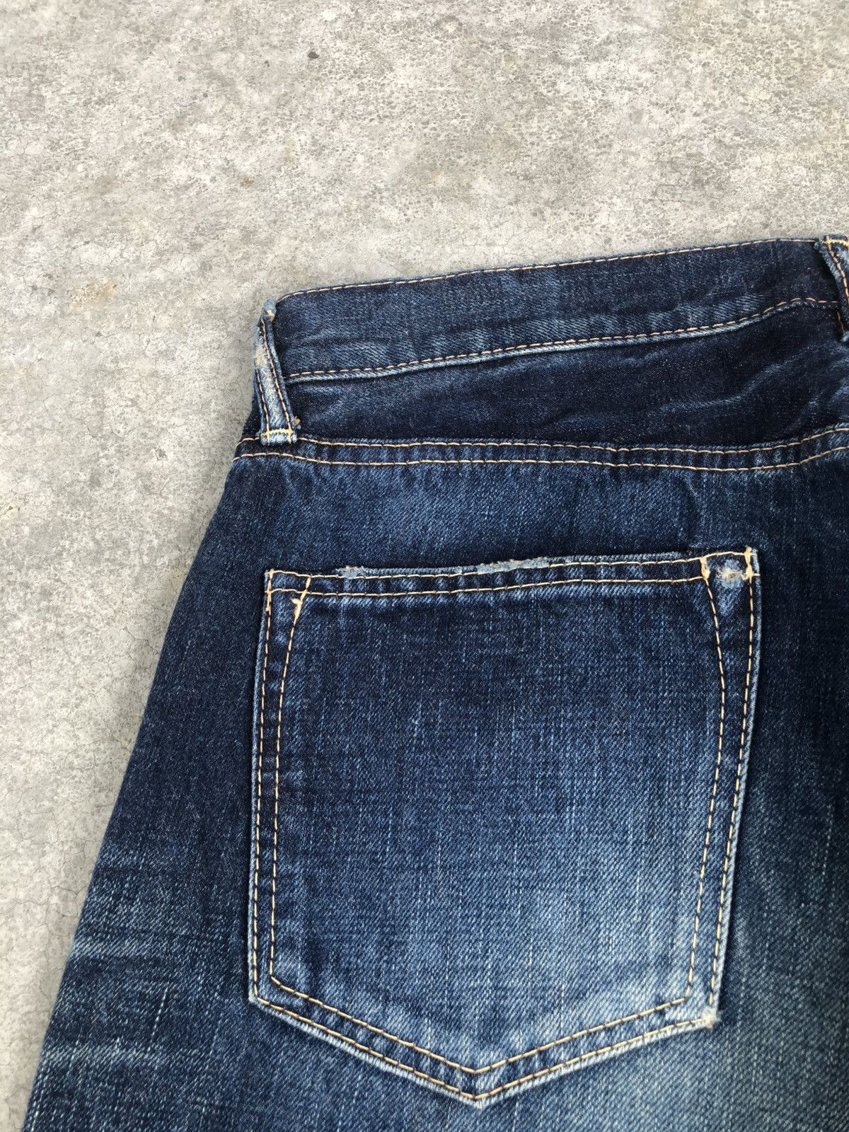 OMNIGOD Japanese OMNIGOD 50053 Distressed Jeans Selvedge Jeans Size US 32 / EU 48 - 15 Thumbnail