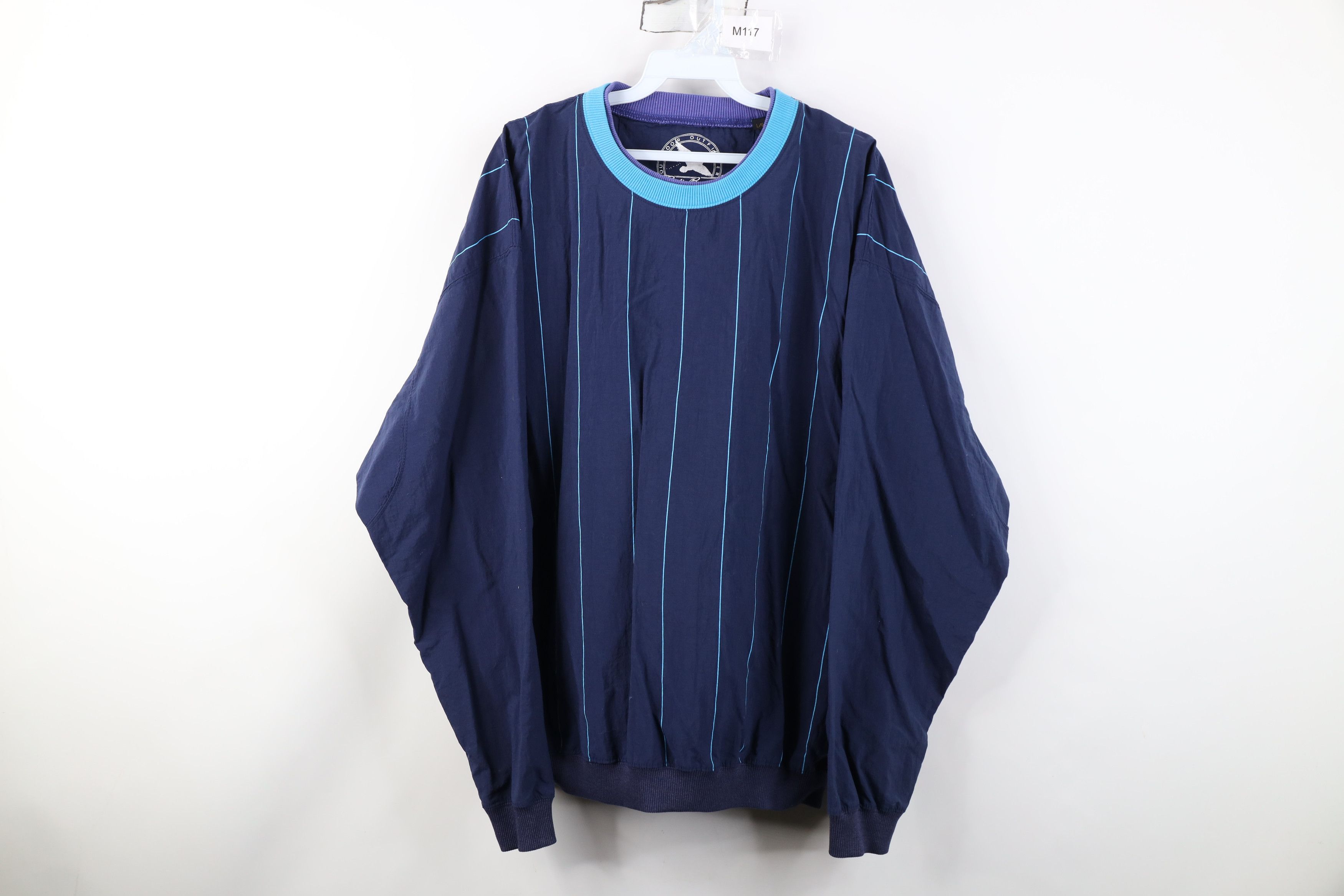 Eddie Bauer Vintage 90s Eddie Bauer Pullover Windbreaker Jacket Blue Size US L / EU 52-54 / 3 - 1 Thumbnail