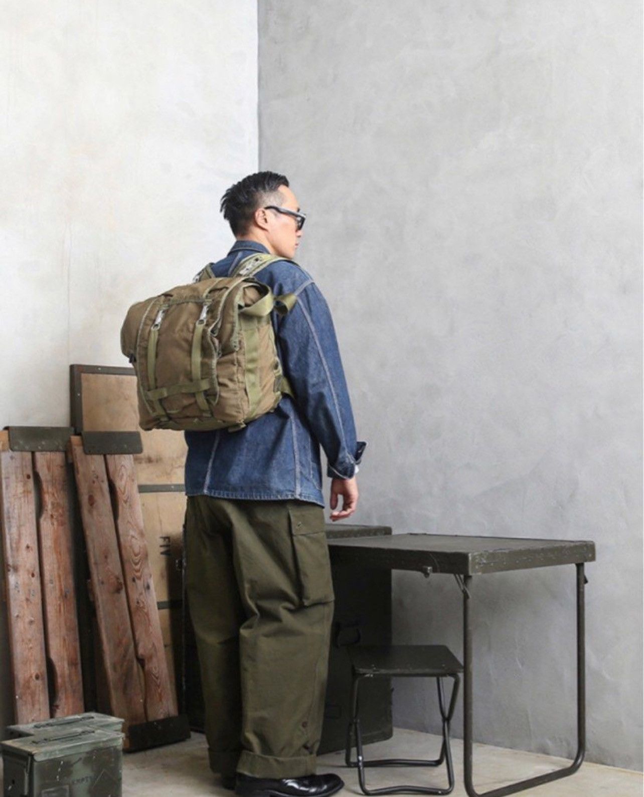 Army Of Me × Vintage Vintage Army Bagpack Size ONE SIZE - 1 Thumbnail