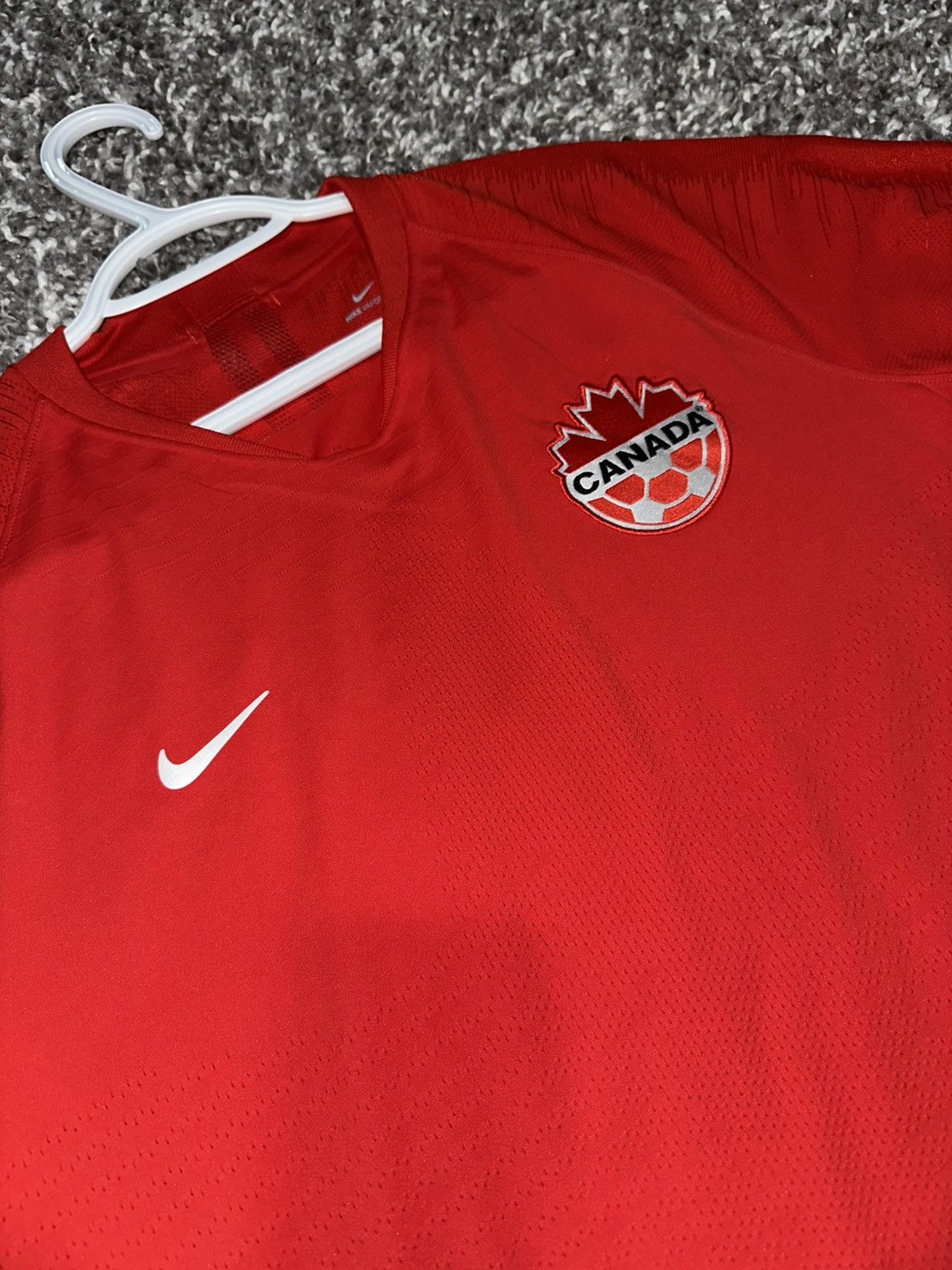 Nike Womens Nike Canada Soccer 2019 Home Jersey Size M / US 6-8 / IT 42-44 - 4 Thumbnail