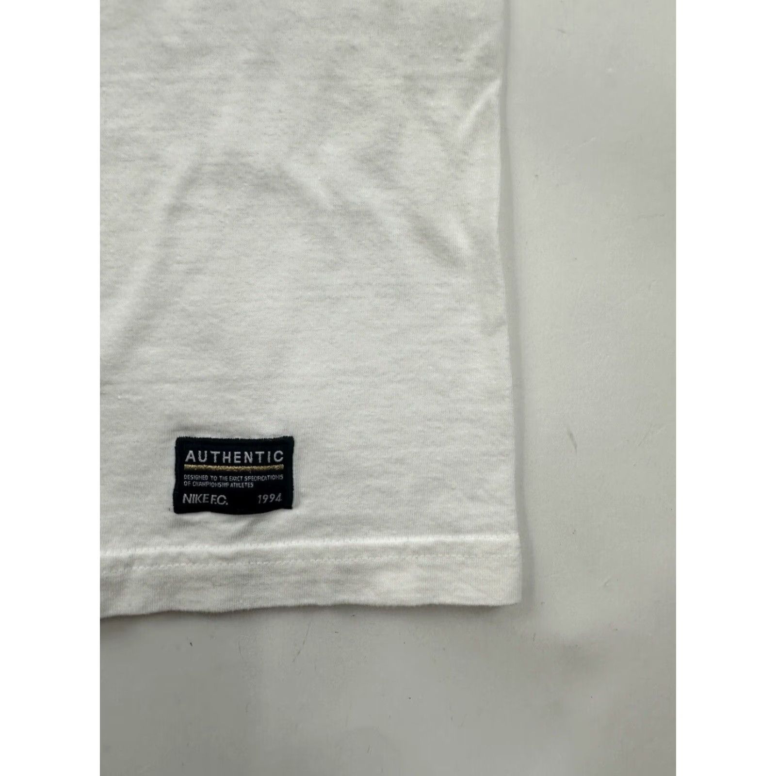 Nike Nike FC Camo Box Logo Graphic T-Shirt Mens Medium White Size US M / EU 48-50 / 2 - 2 Thumbnail